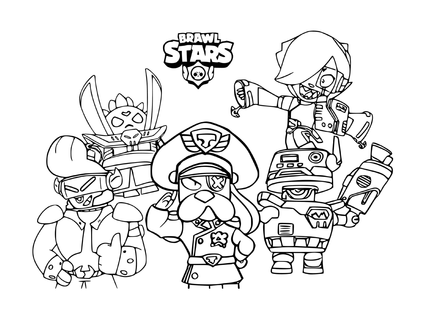 Dessin Brawl Stars 78 Coloriages à Imprimer 