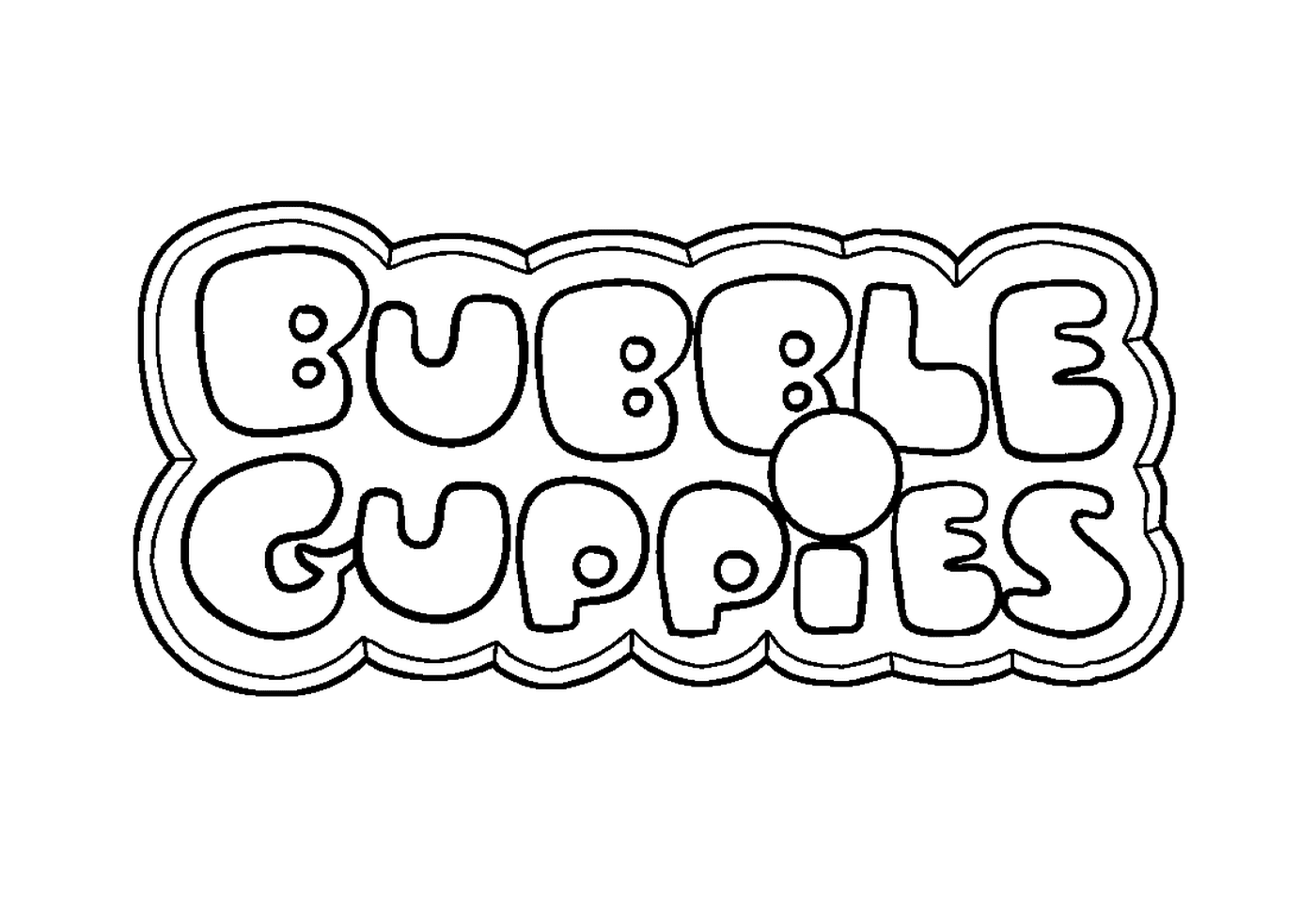coloriage Bubble Guppies logo