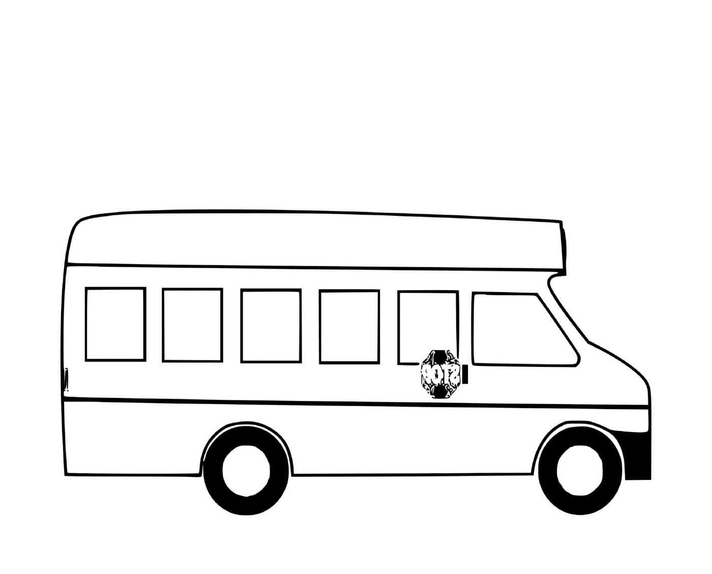 coloriage autobus pour ecoliers