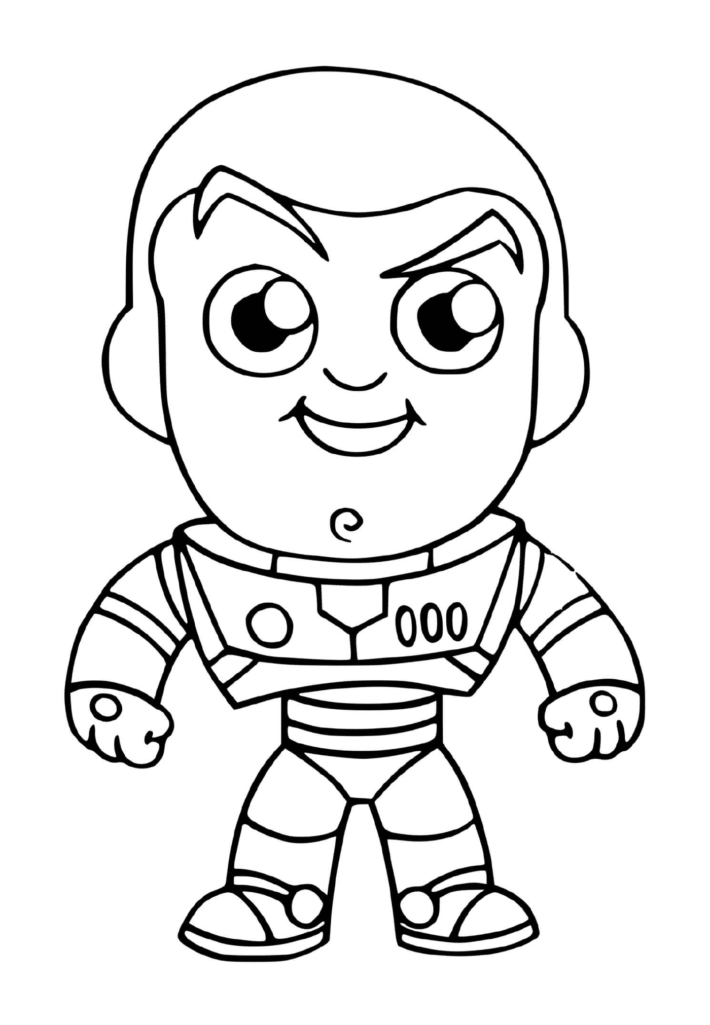 coloriage buzz eclair personnage film toy story