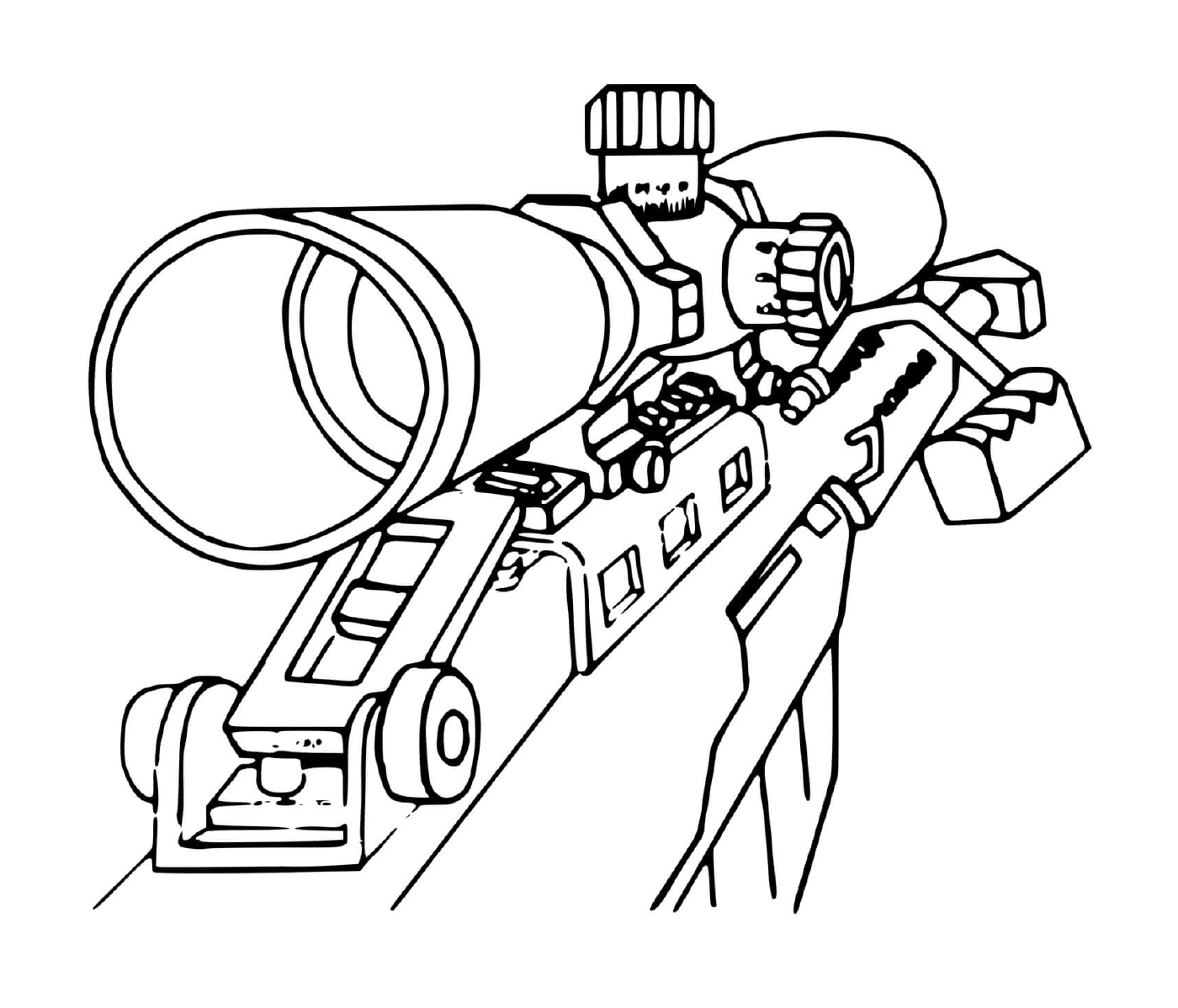coloriage call of duty sniper