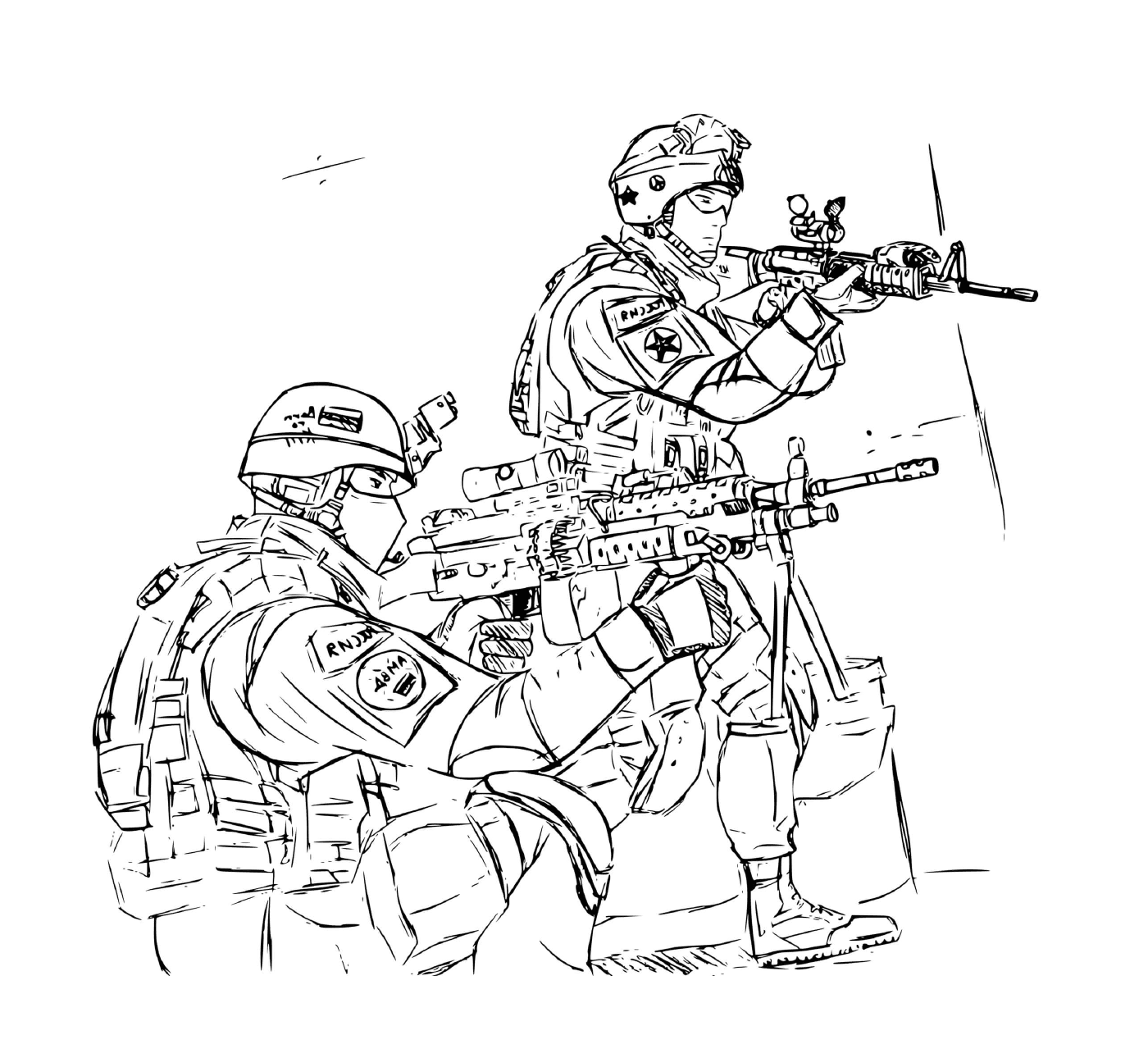 coloriage soldier war