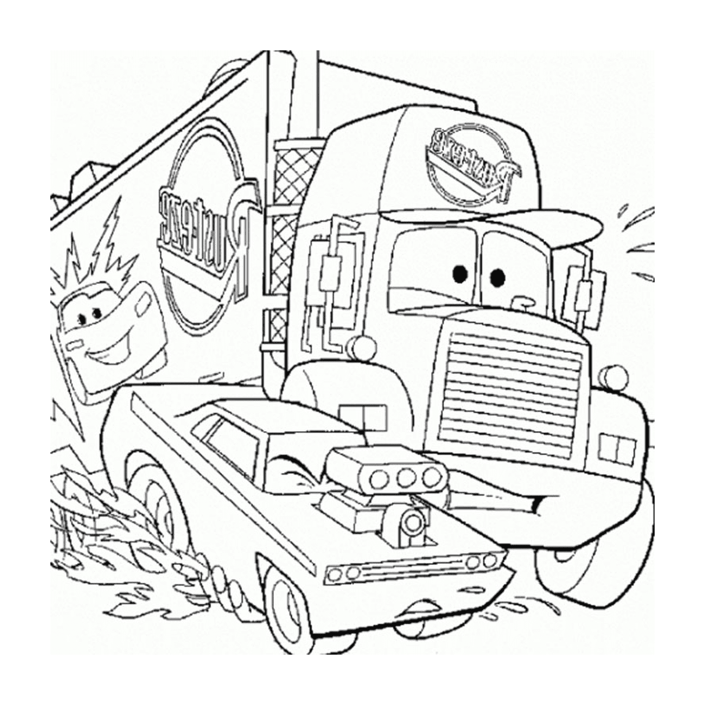 coloriage camion