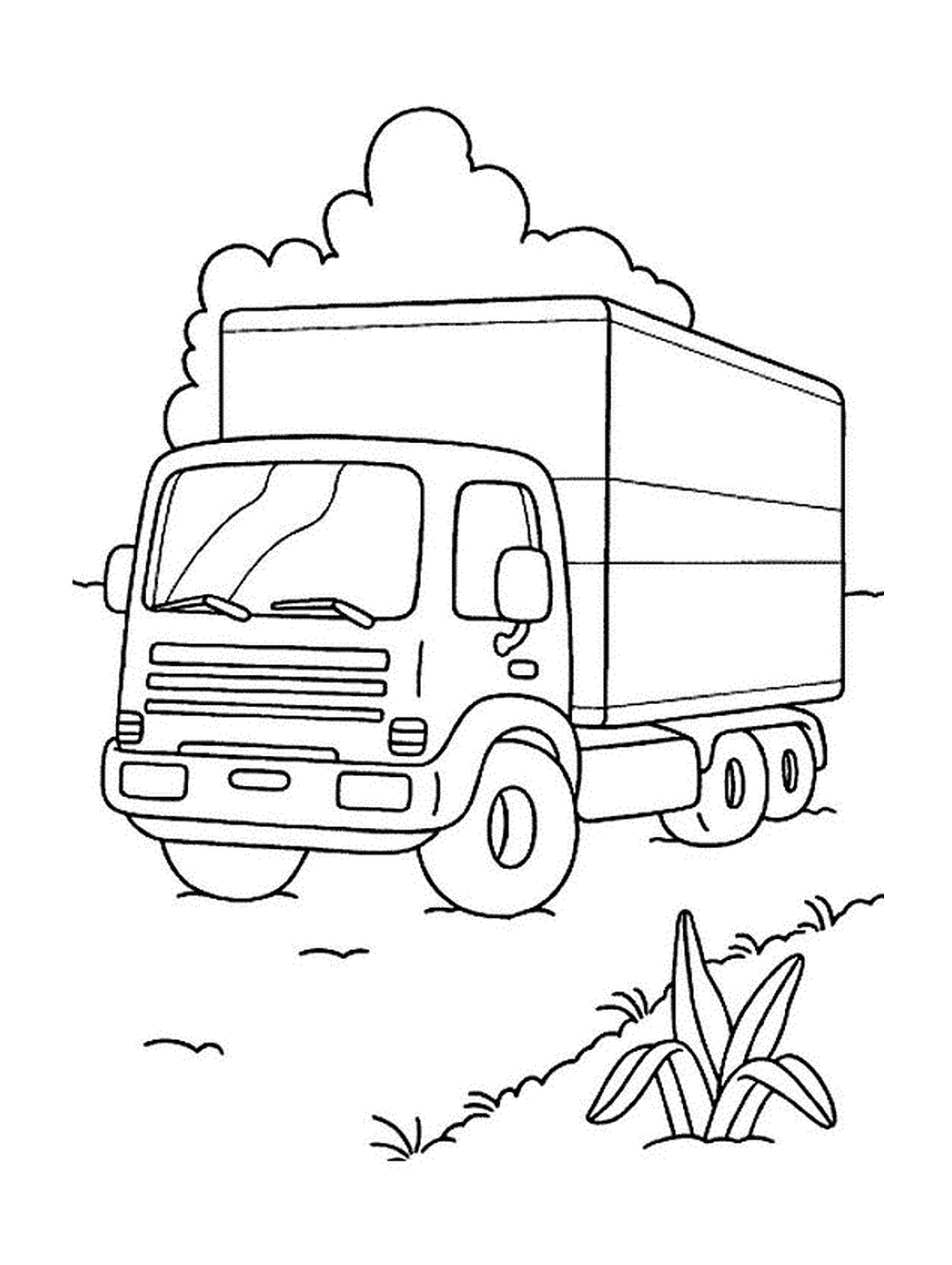 coloriage camion 2