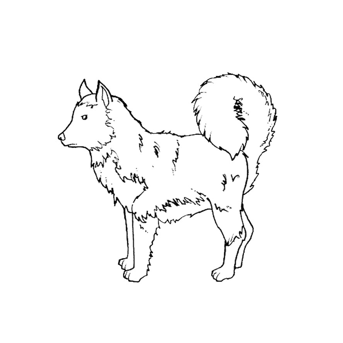 coloriage chiot