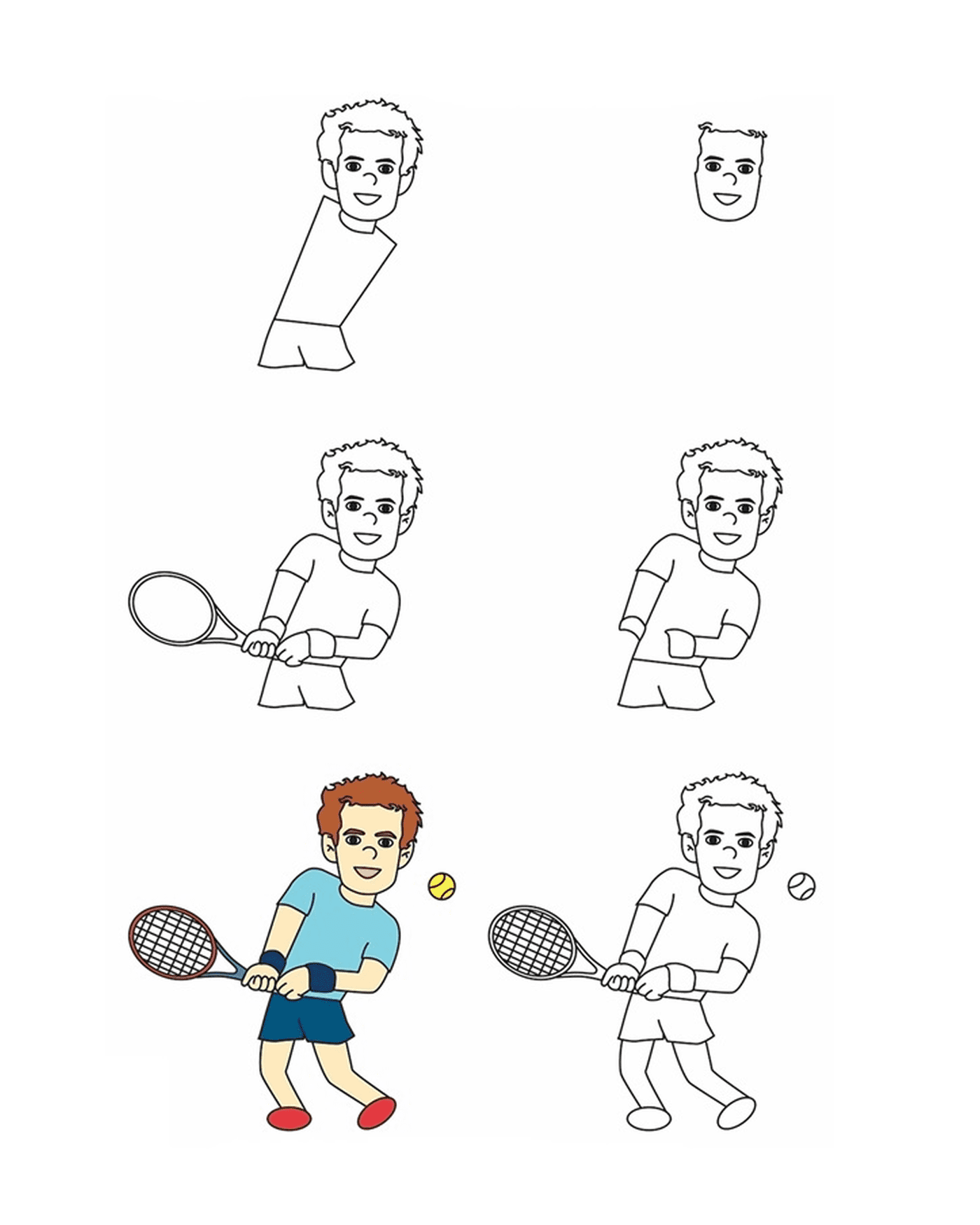 coloriage comment dessiner andy murray