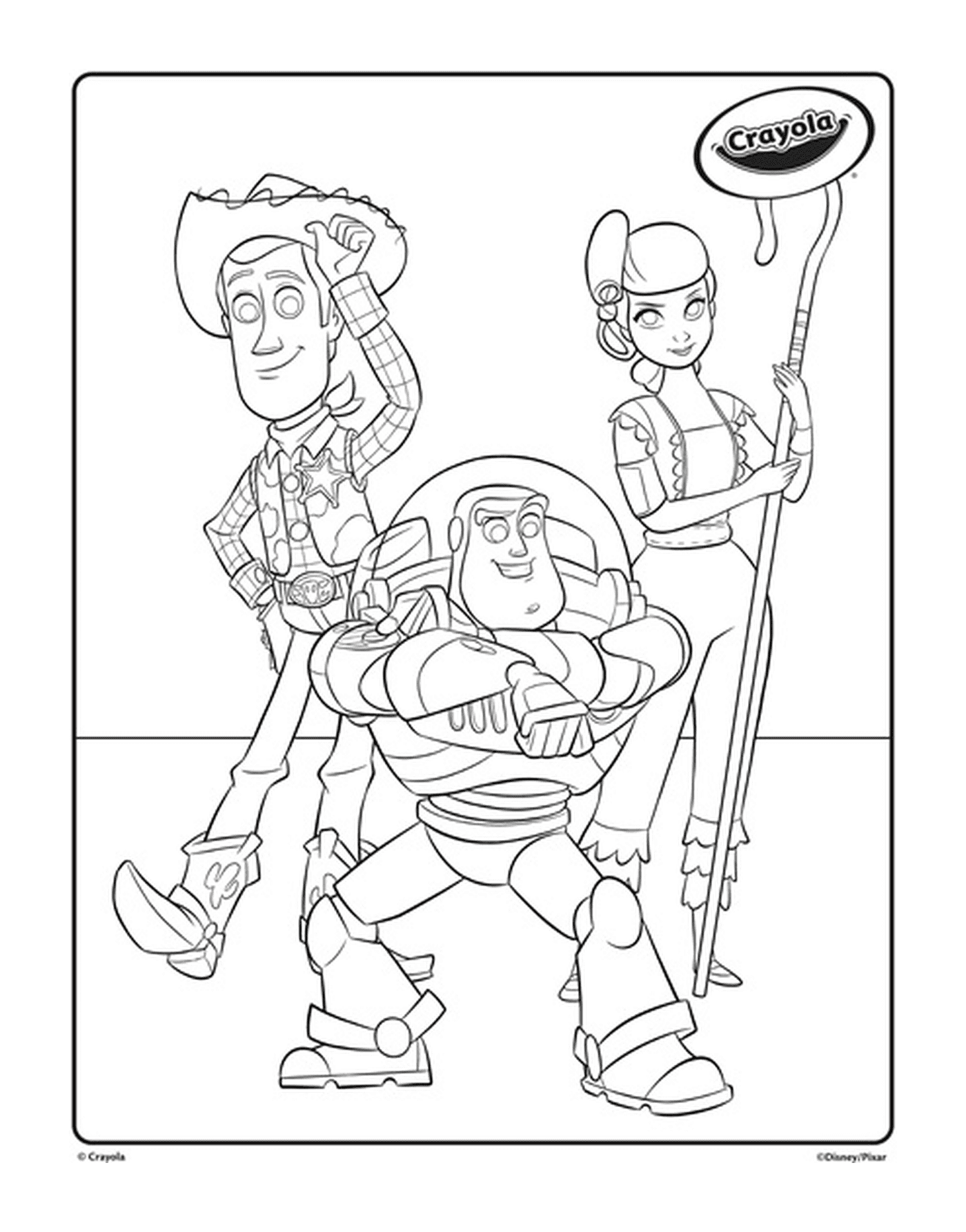 coloriage disney toy story 4