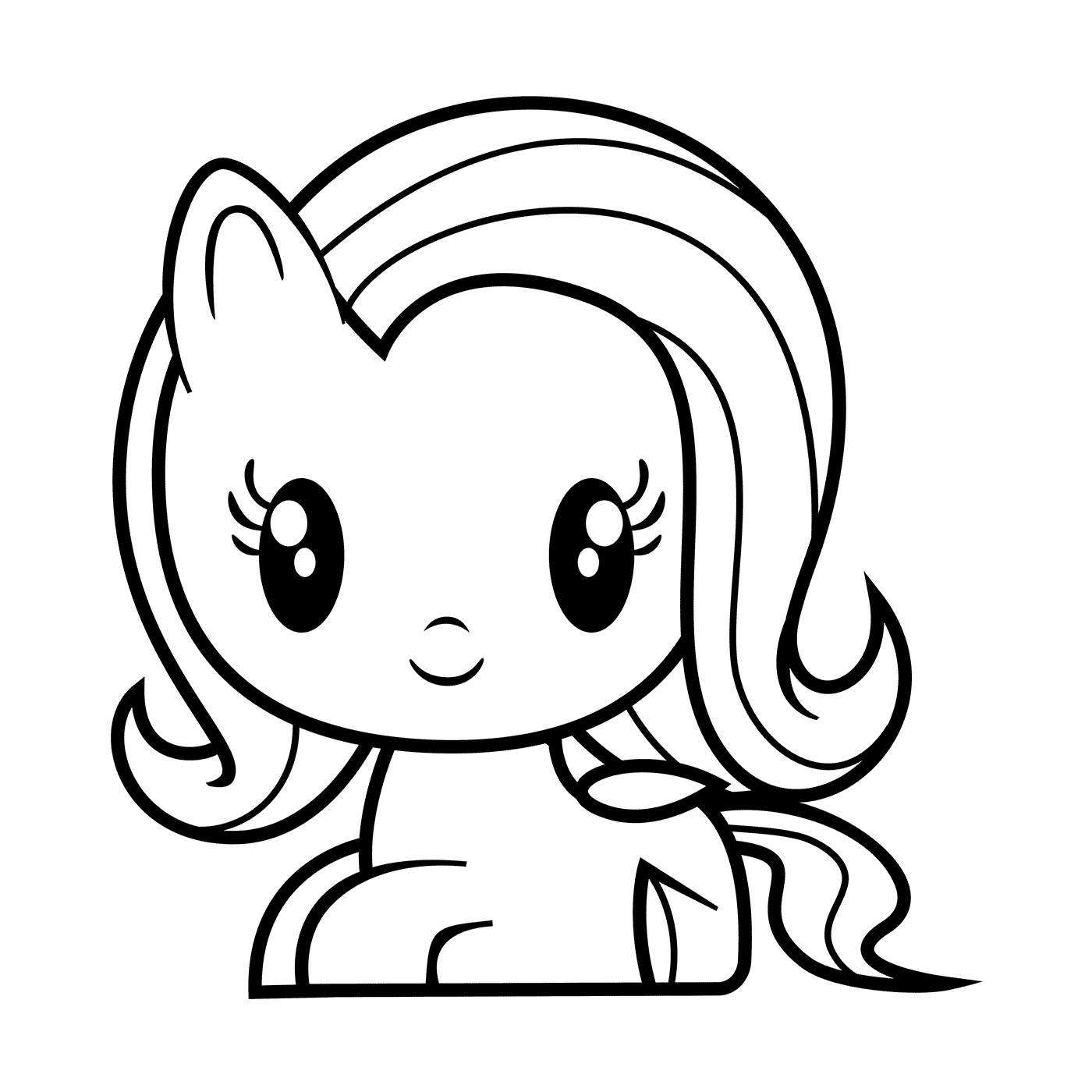 coloriage Little Pony Fluttershy