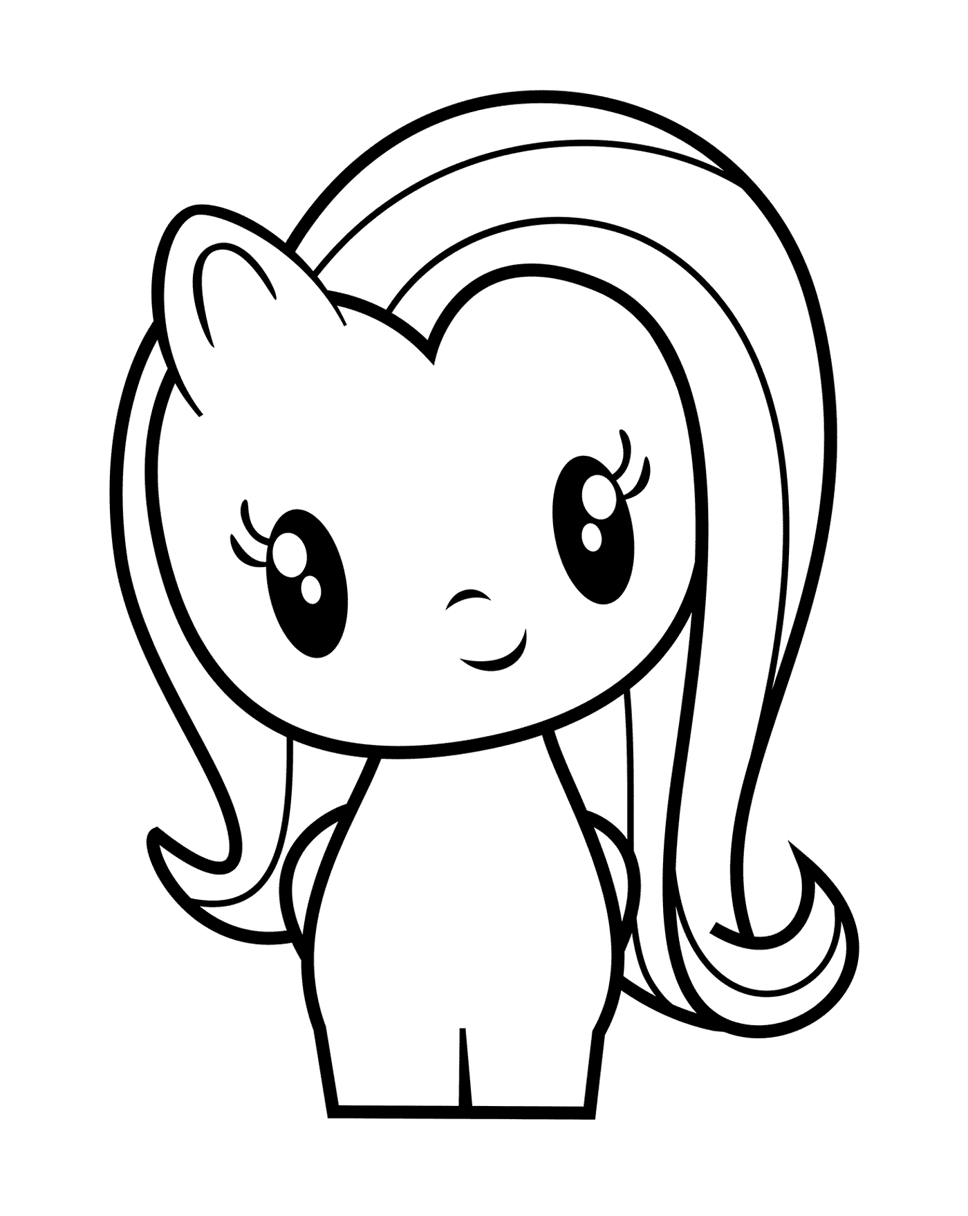 coloriage Pony Fluttershy