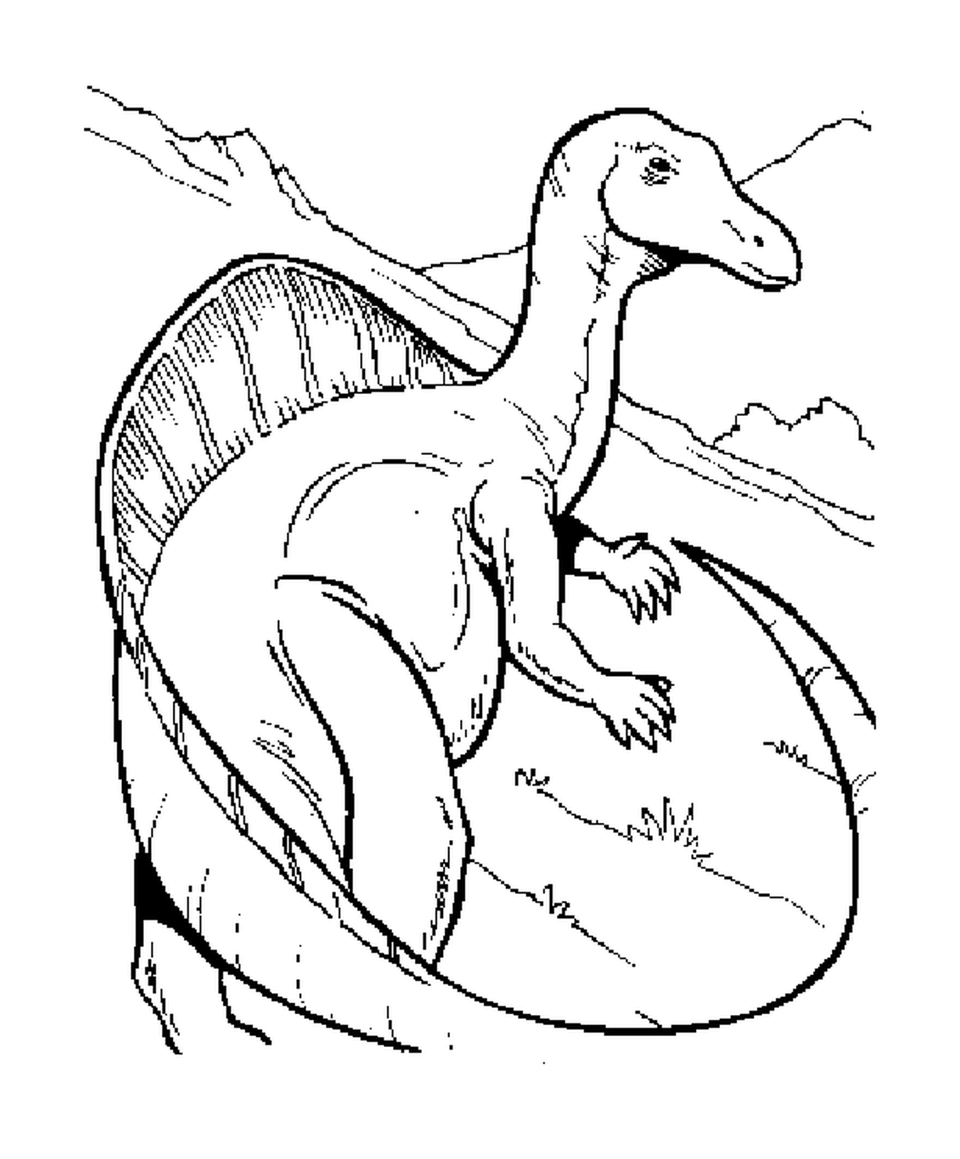 coloriage dinosaure 31