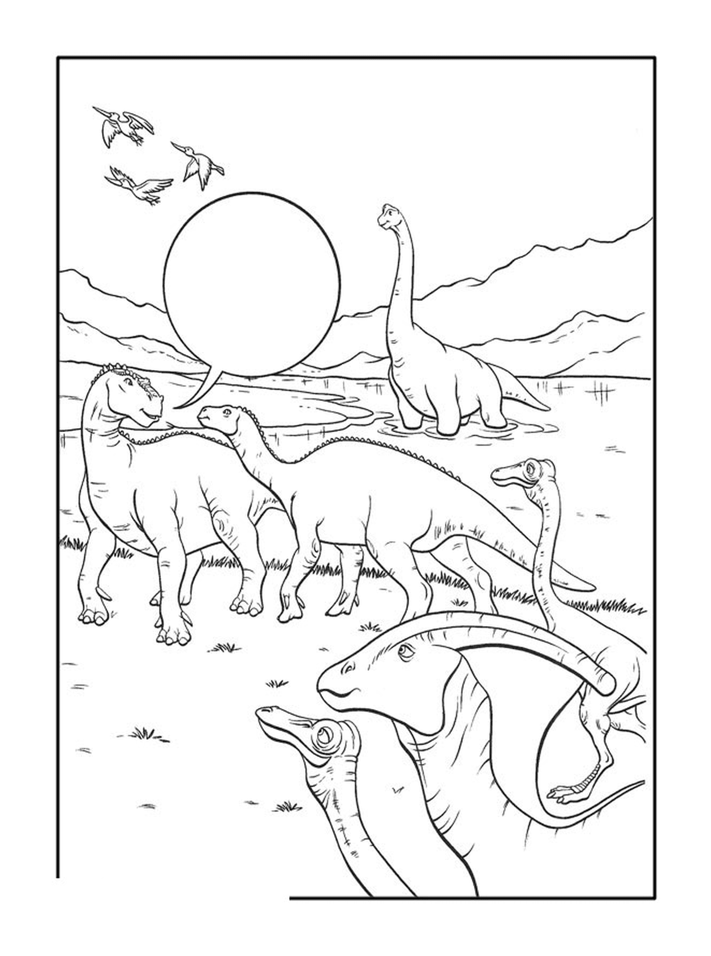 coloriage dinosaure 58