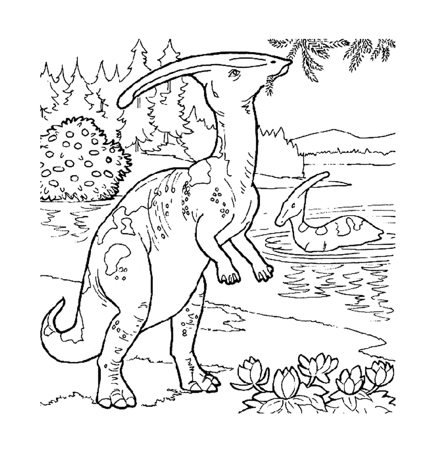 coloriage dinosaure 137