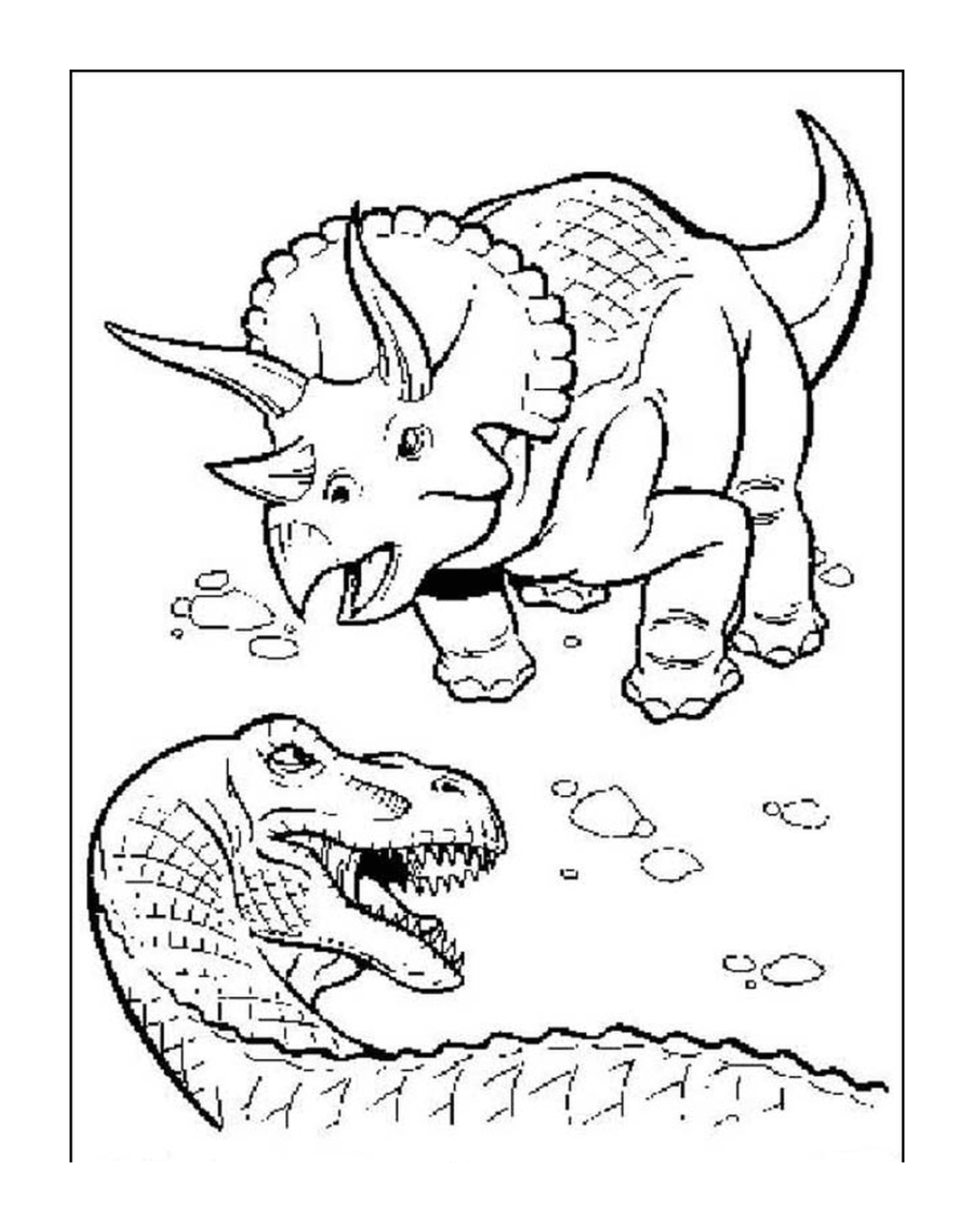 coloriage dinosaure 32