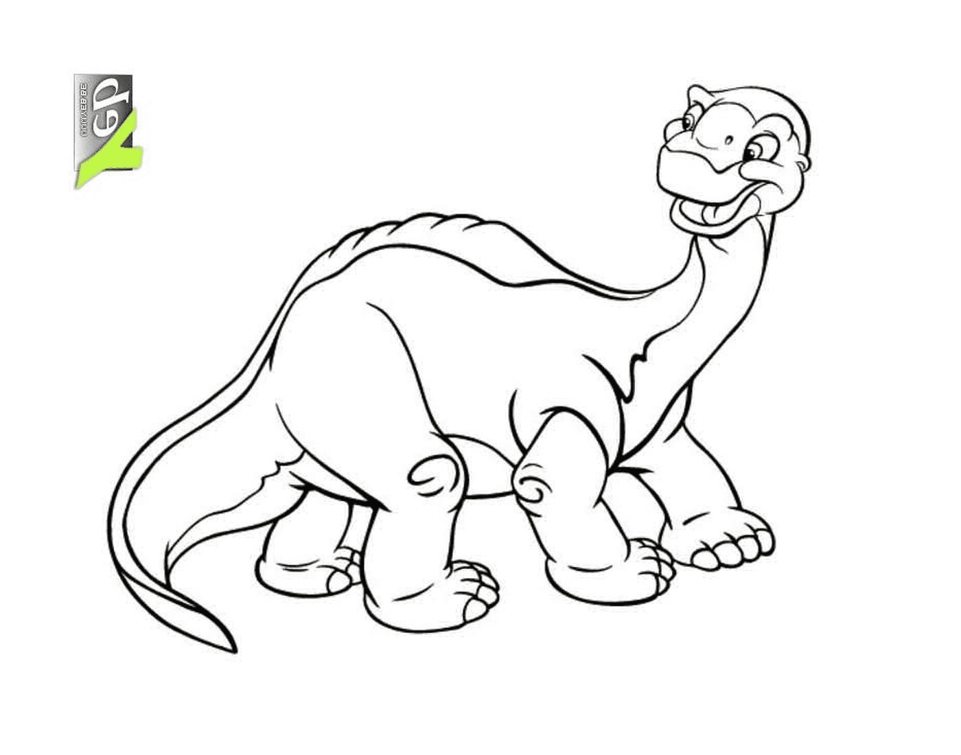 coloriage dinosaure 211