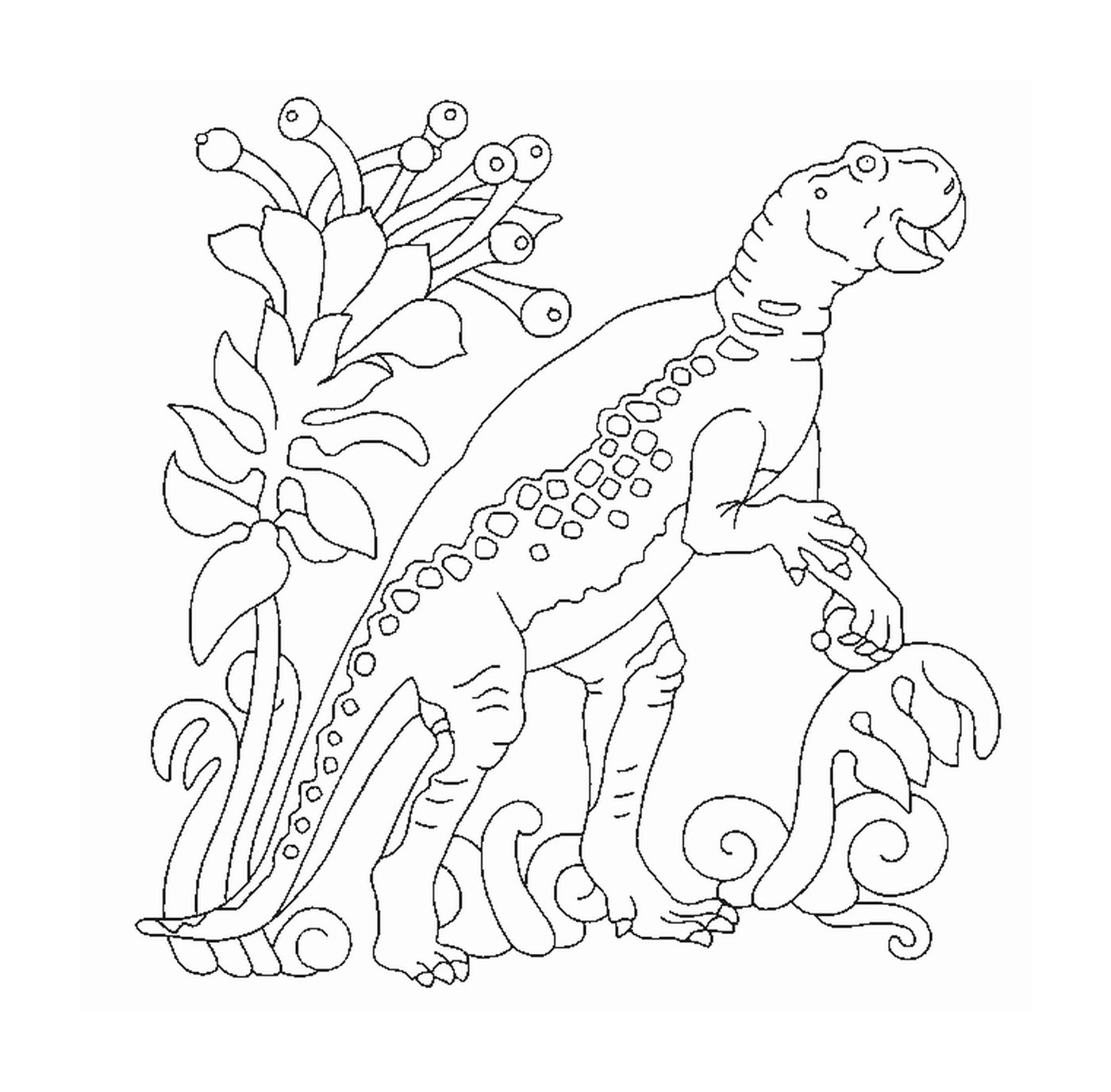 coloriage dinosaure 225