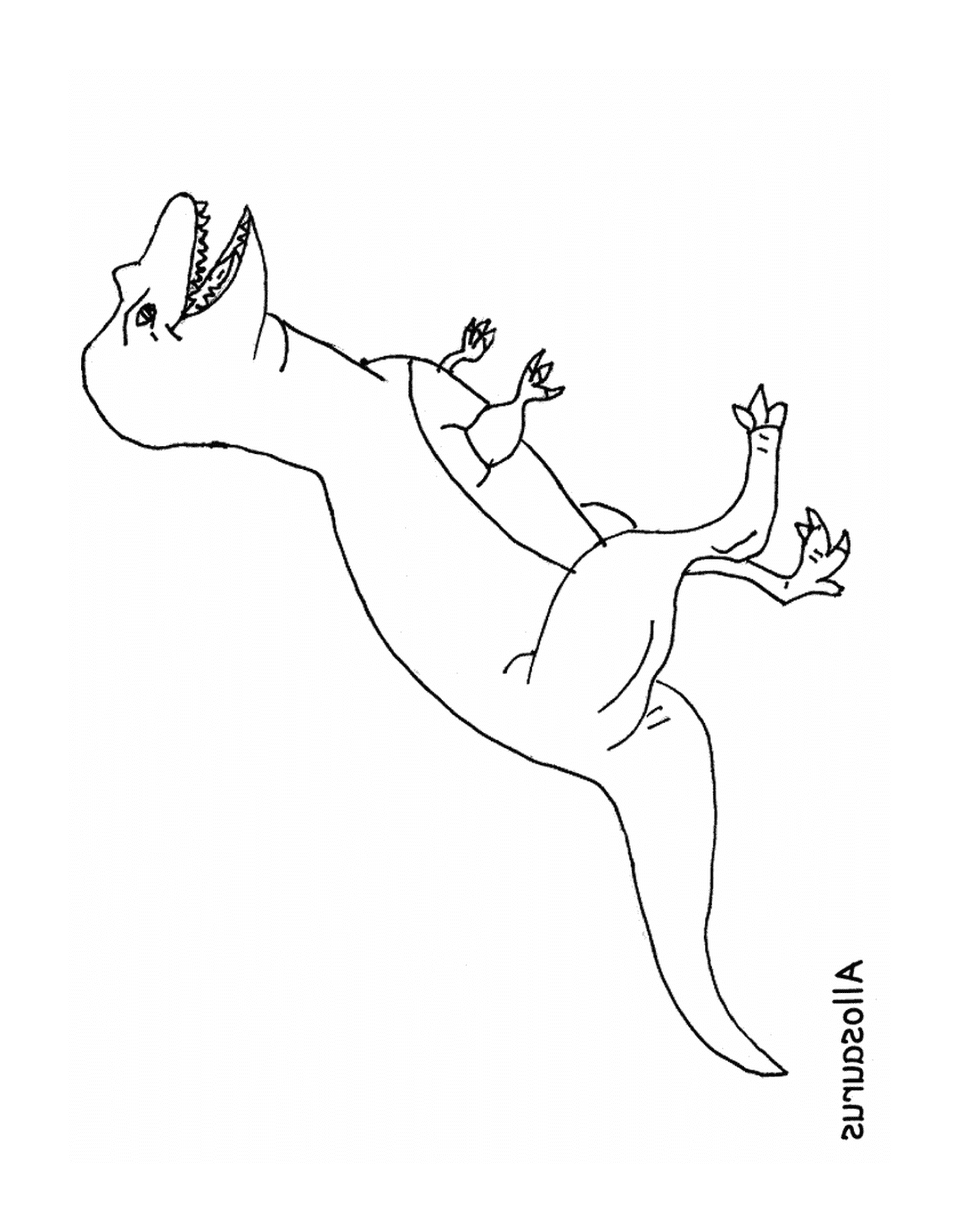 coloriage dinosaure 261