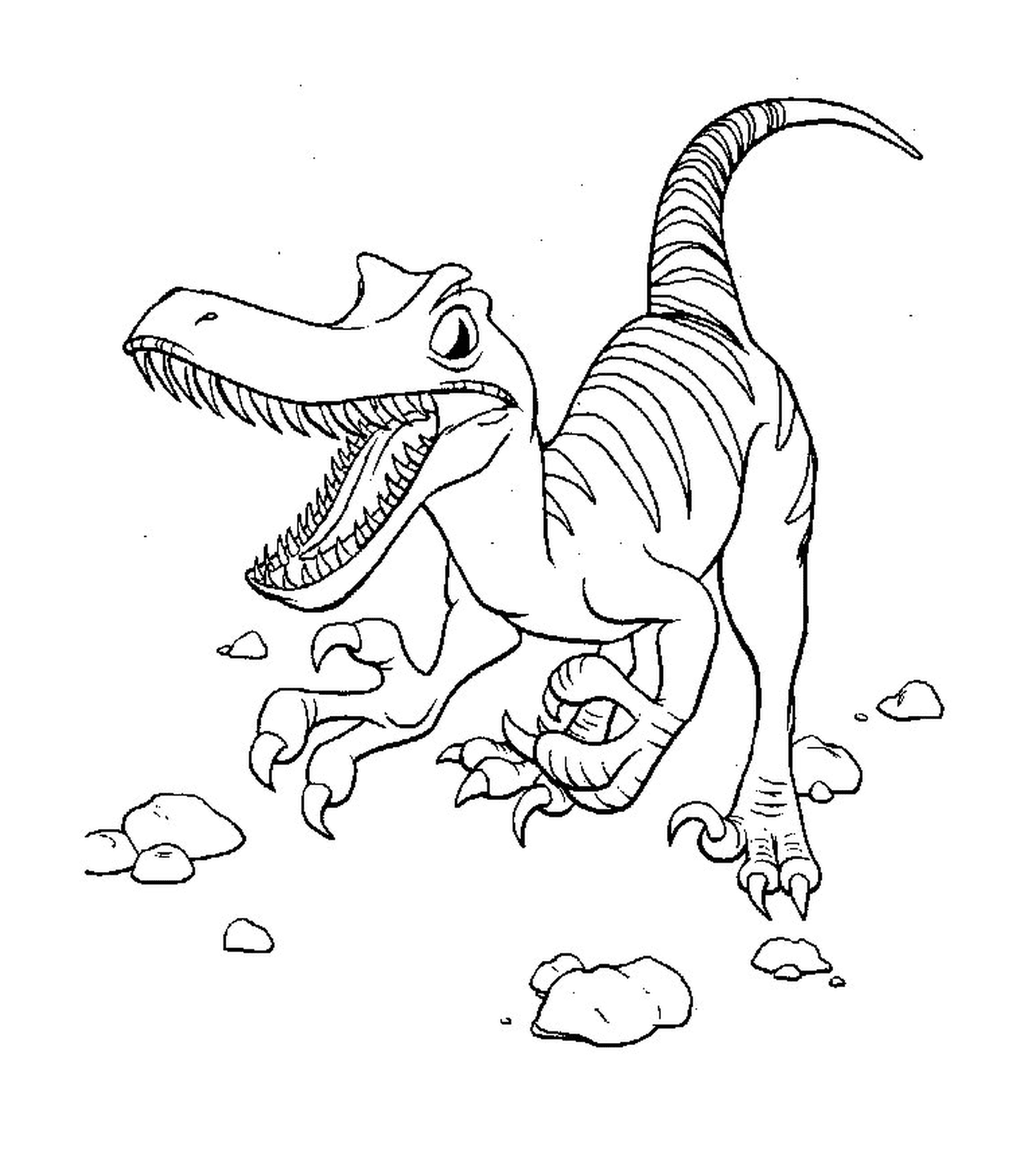 coloriage dinosaure 12