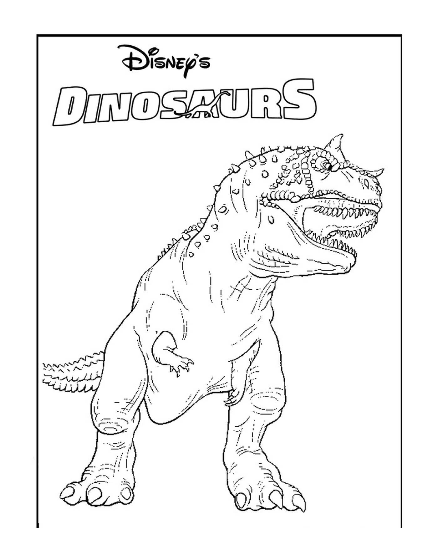 coloriage dinosaure 317