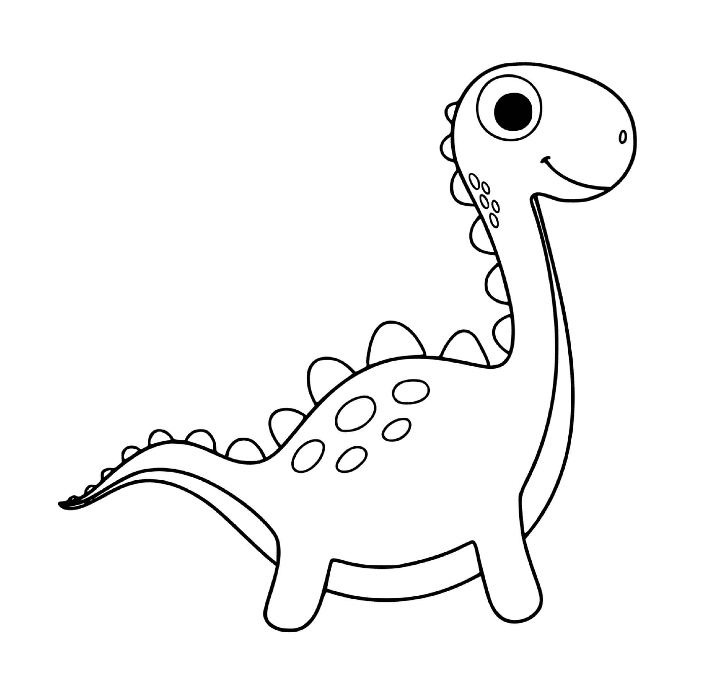coloriage dinosaure tyrex facile