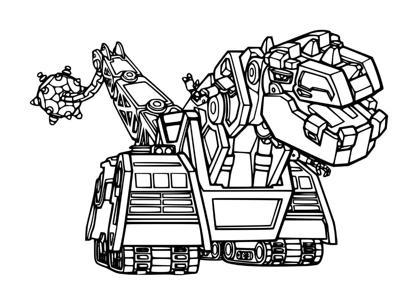 coloriage D Structs from Dinotrux