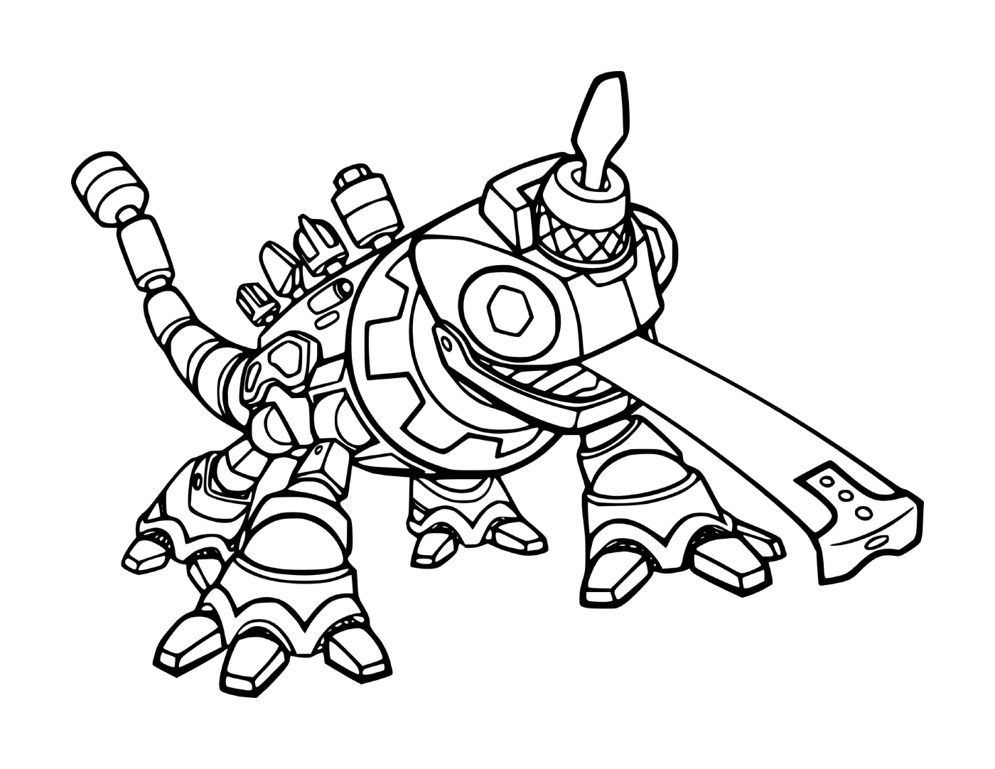 coloriage Revvit from Dinotrux