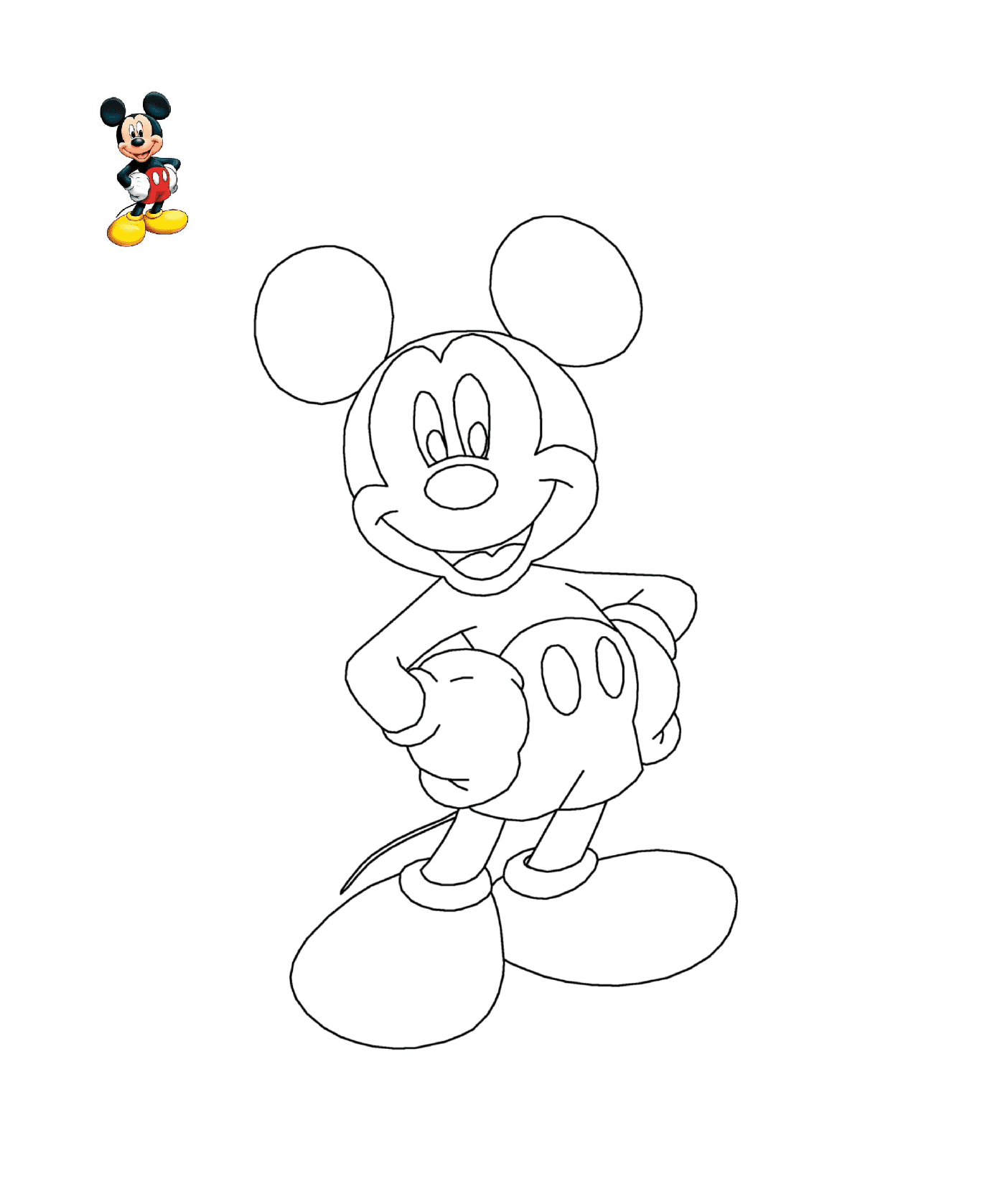 coloriage Mickey Mouse Disney