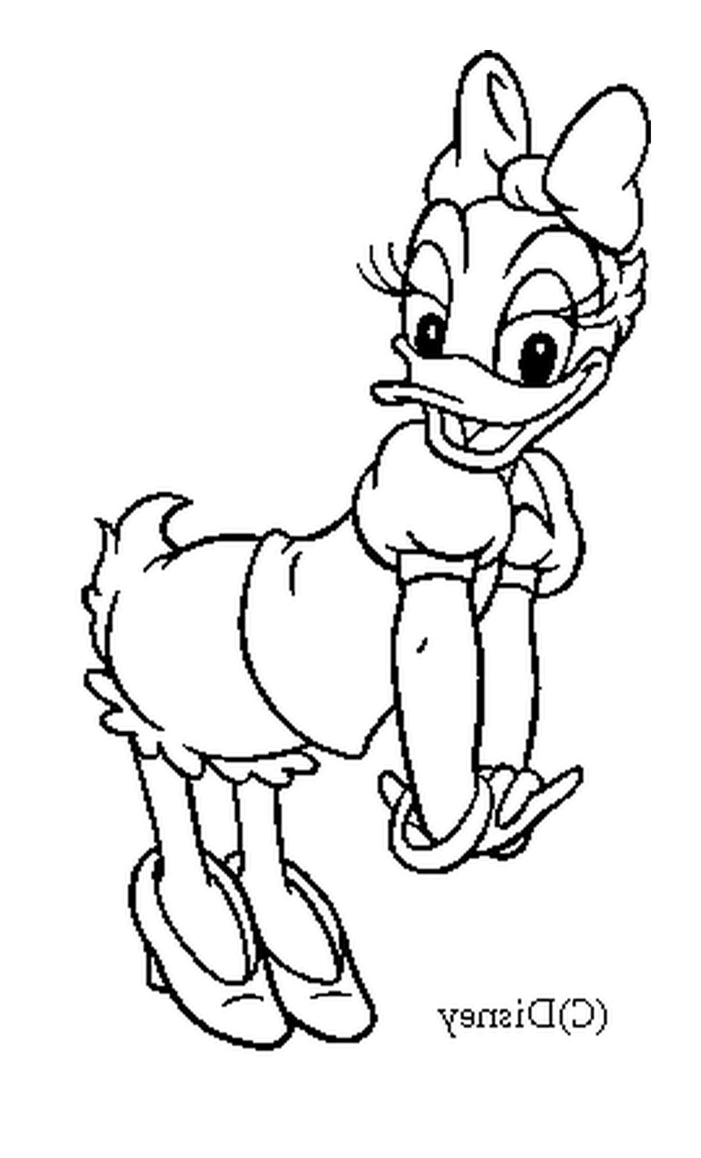 coloriage coloriage de Daisy Disney