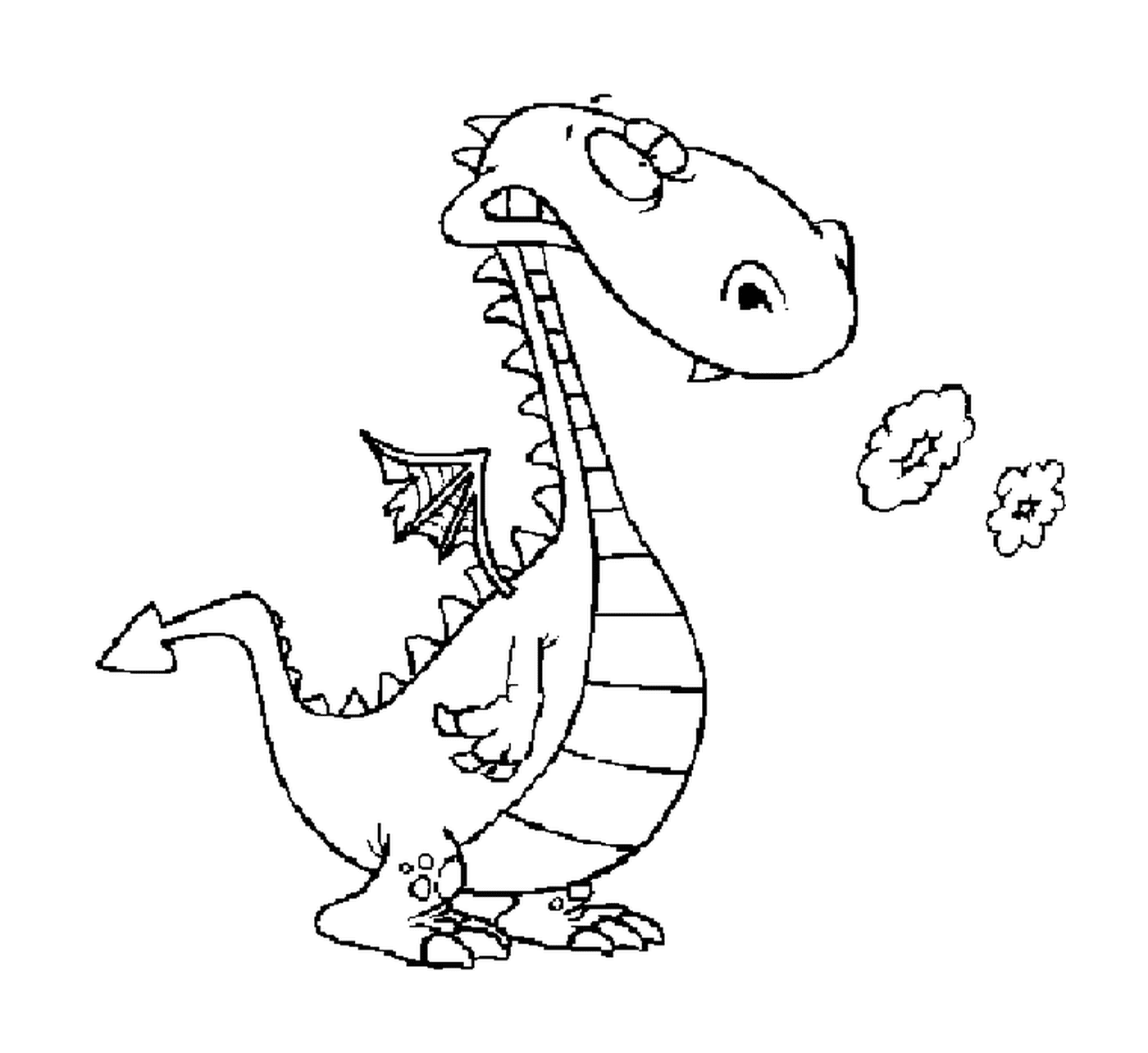 coloriage dragon 128