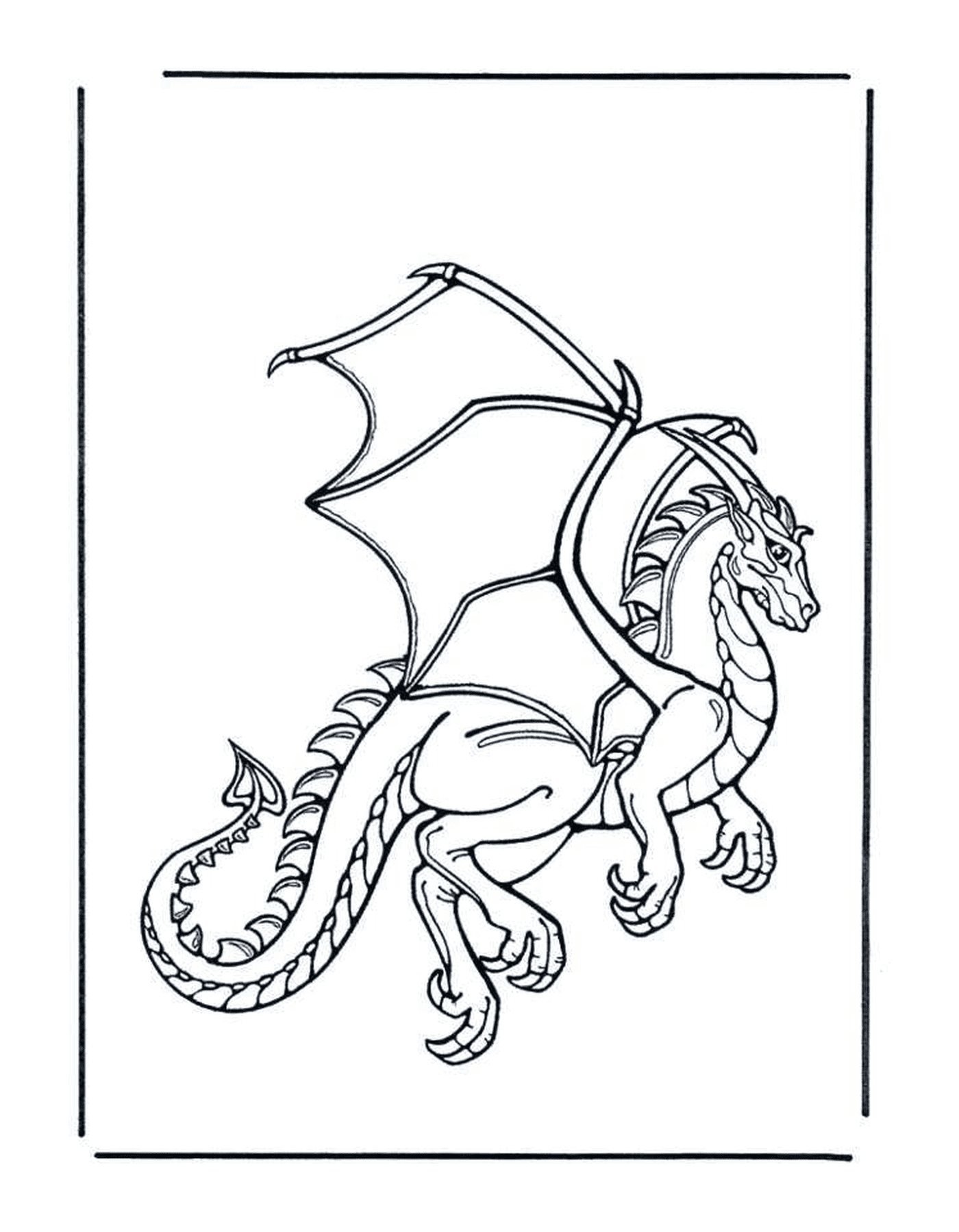 coloriage dragon 273
