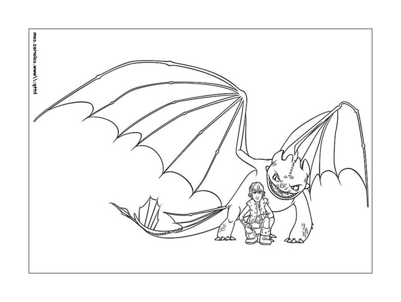 coloriage dragon 41