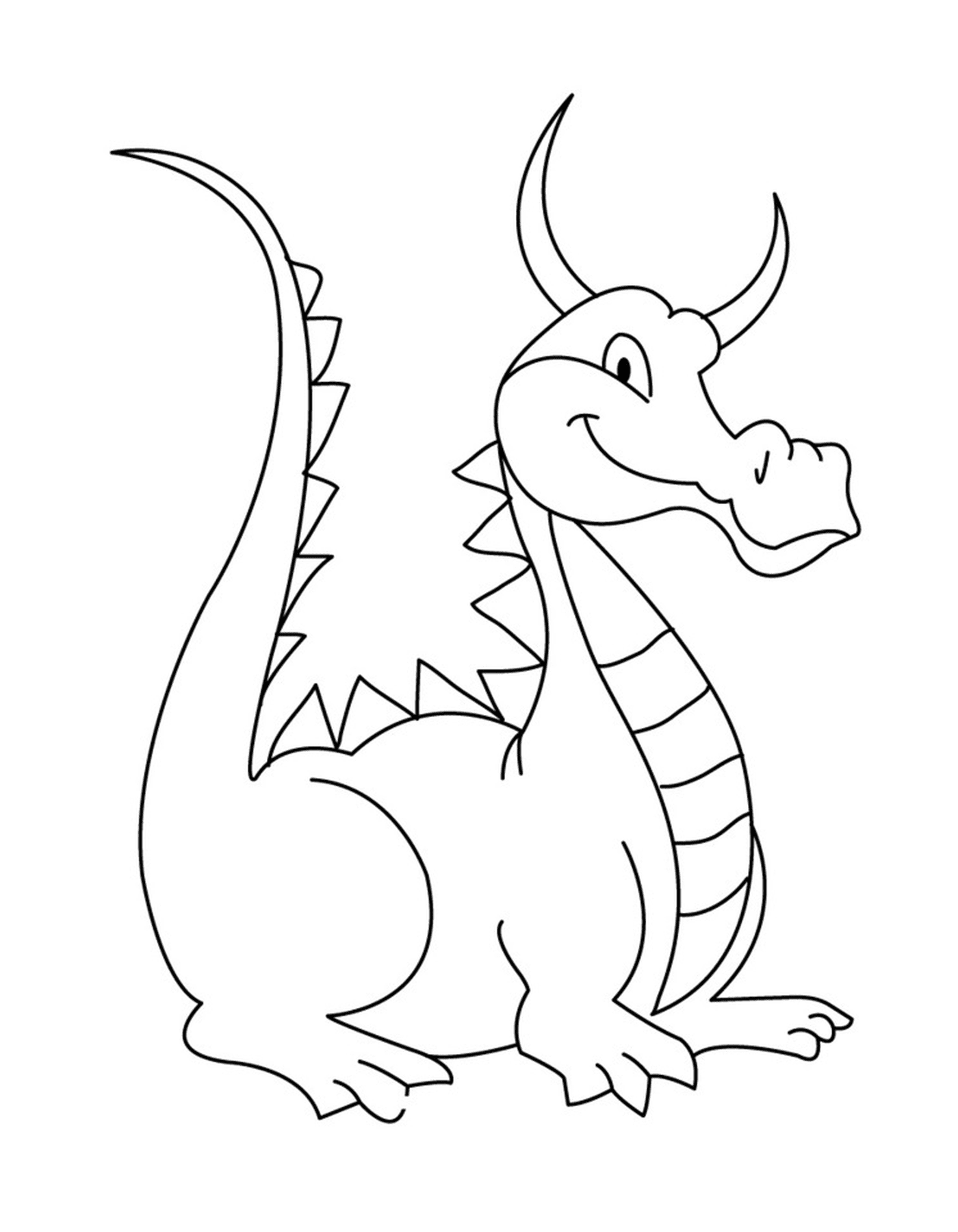 coloriage dragon 96