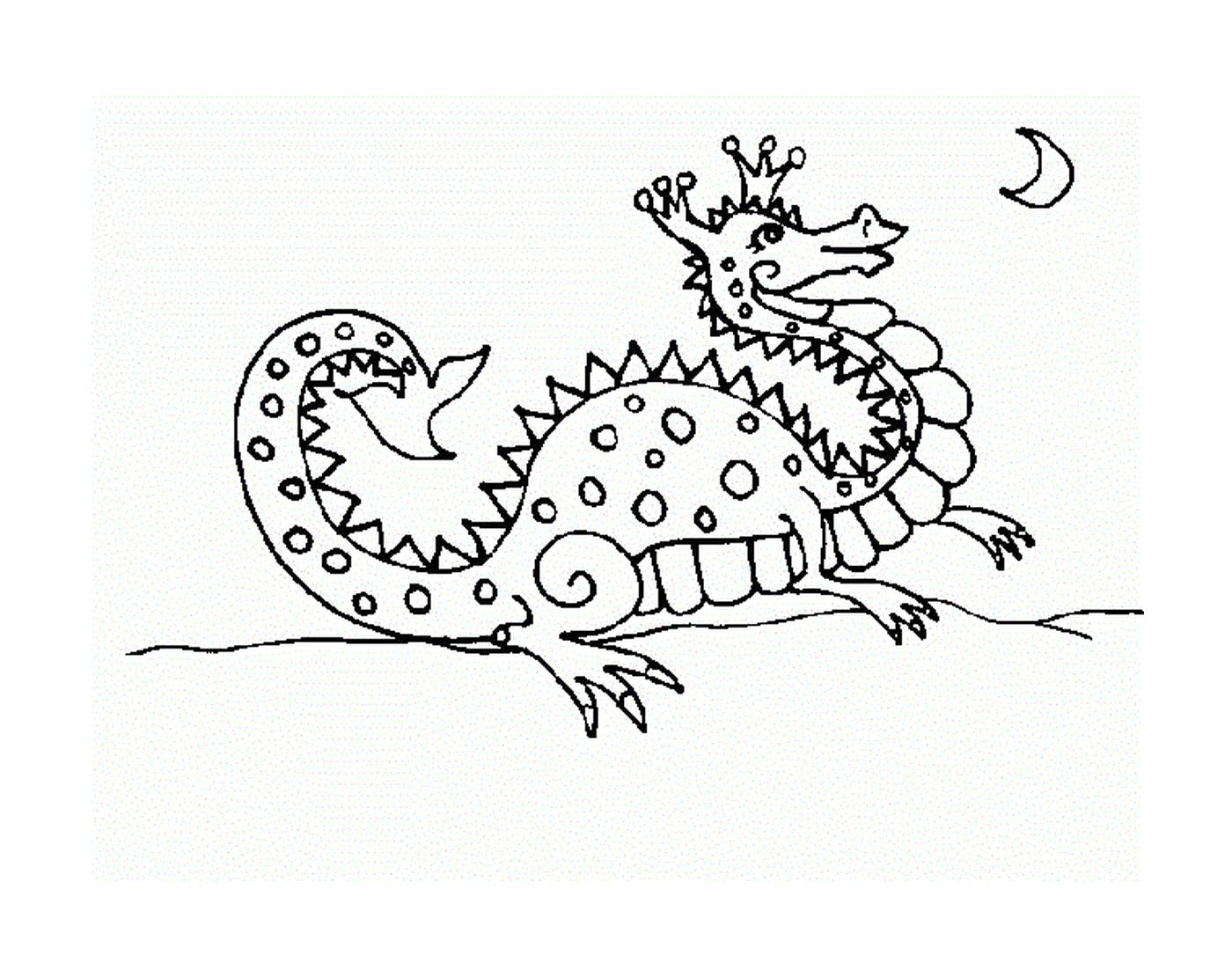 coloriage dragon 226