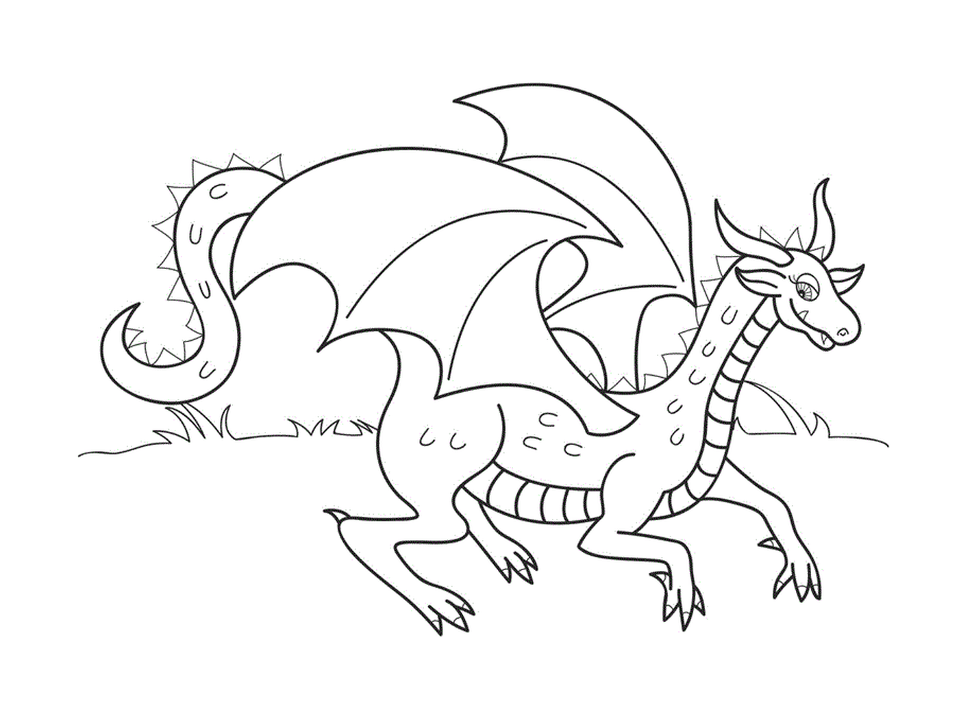 coloriage dragon 279