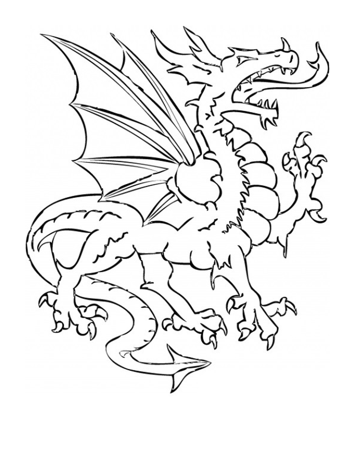 coloriage dragon 73