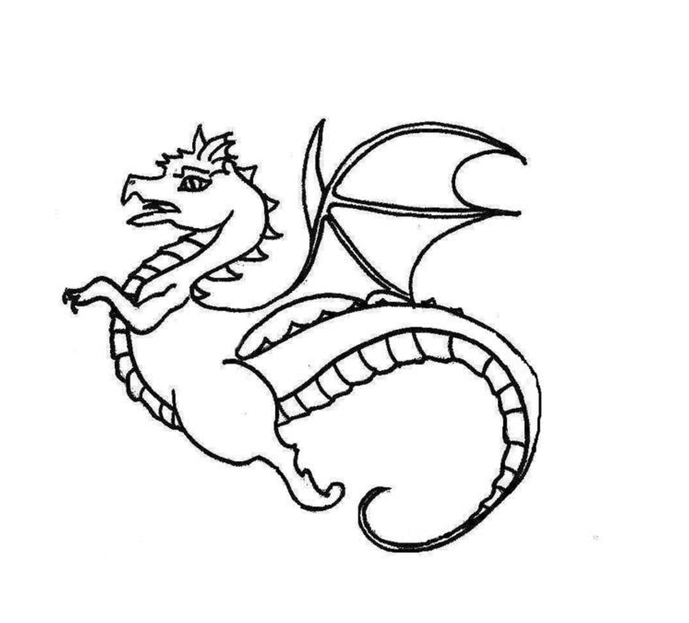 coloriage dragon 188