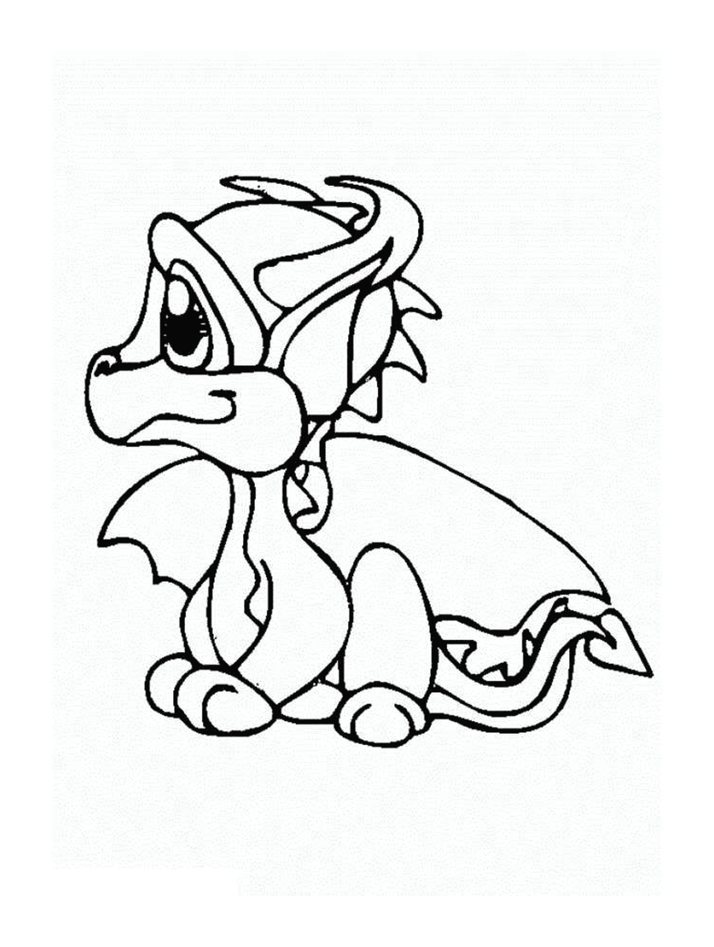 coloriage dragon 214