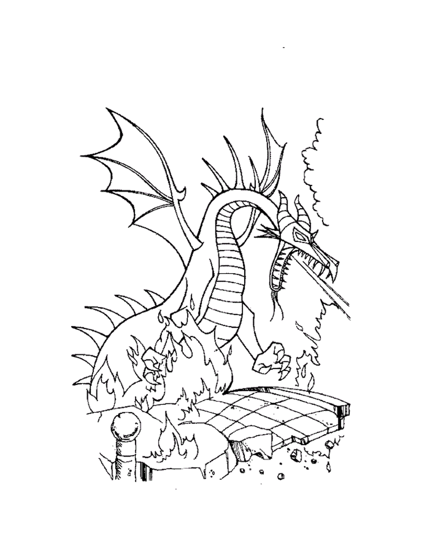 coloriage dragon 242