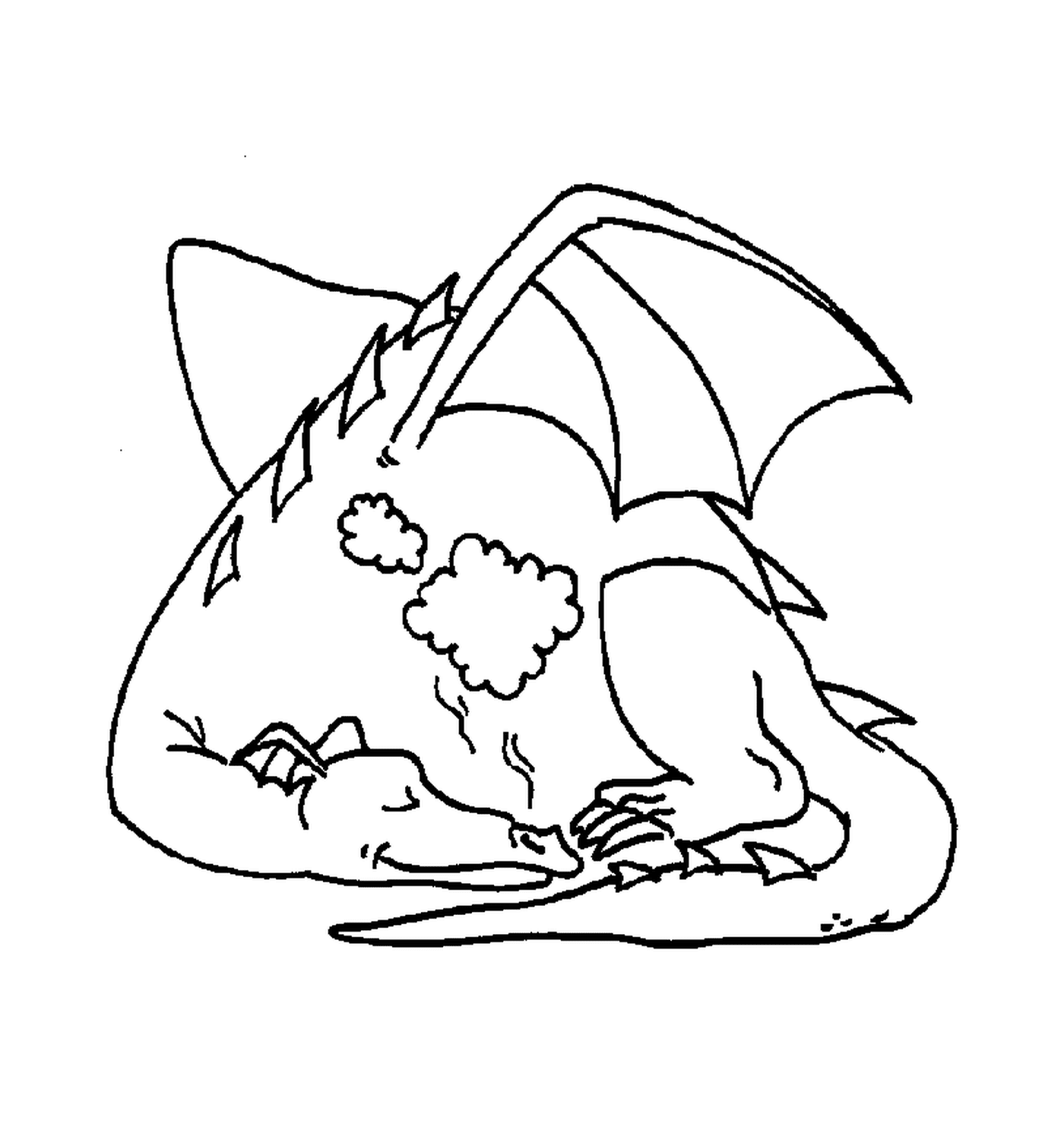 coloriage dragon 91