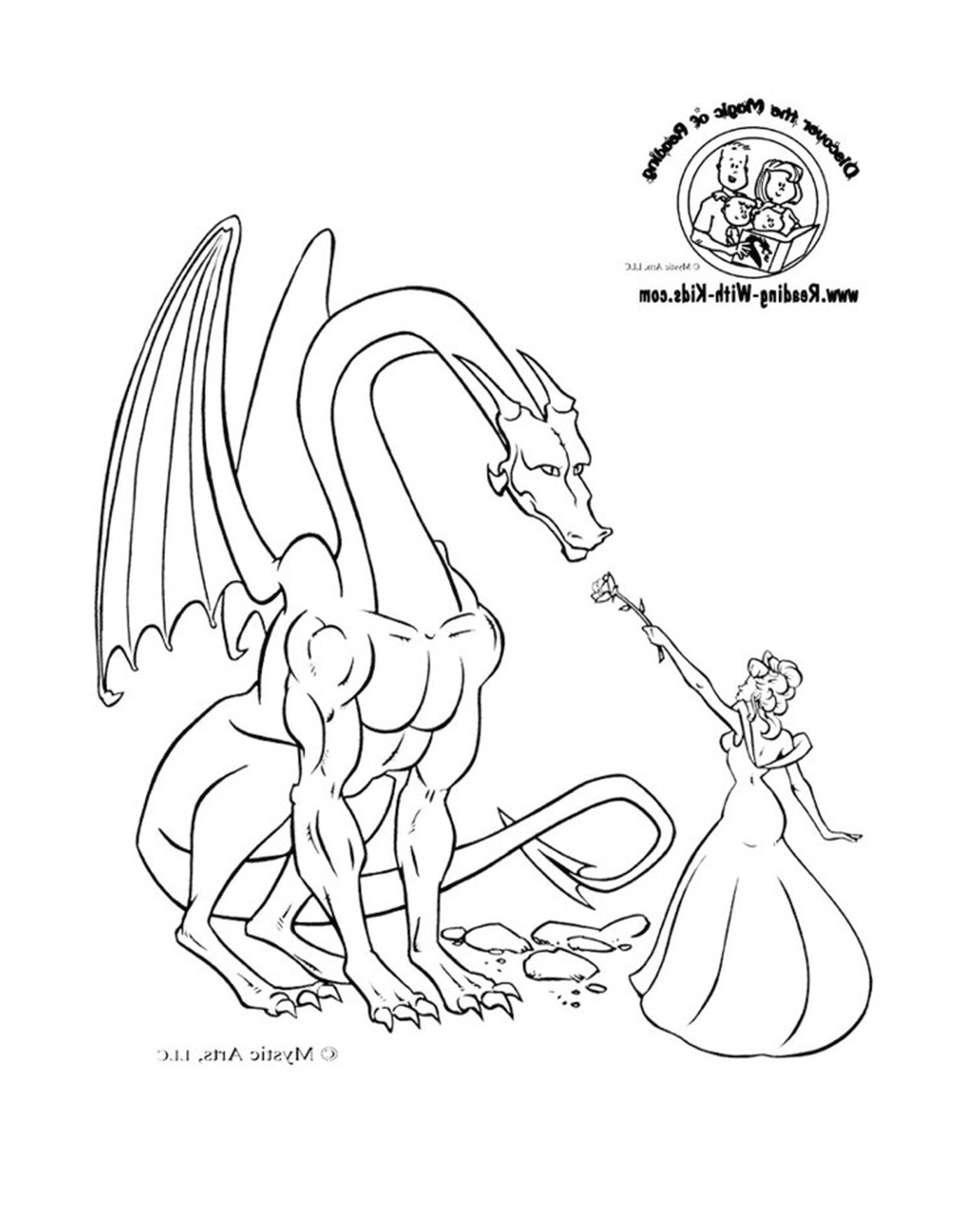 coloriage dragon 195