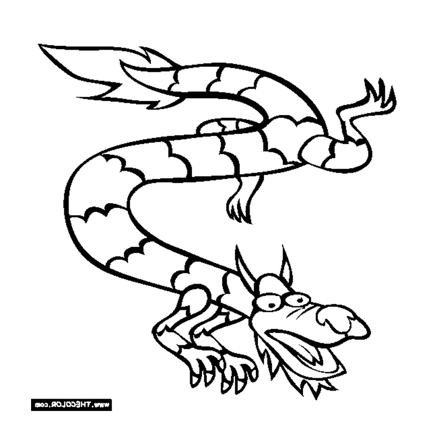 coloriage dragon 29