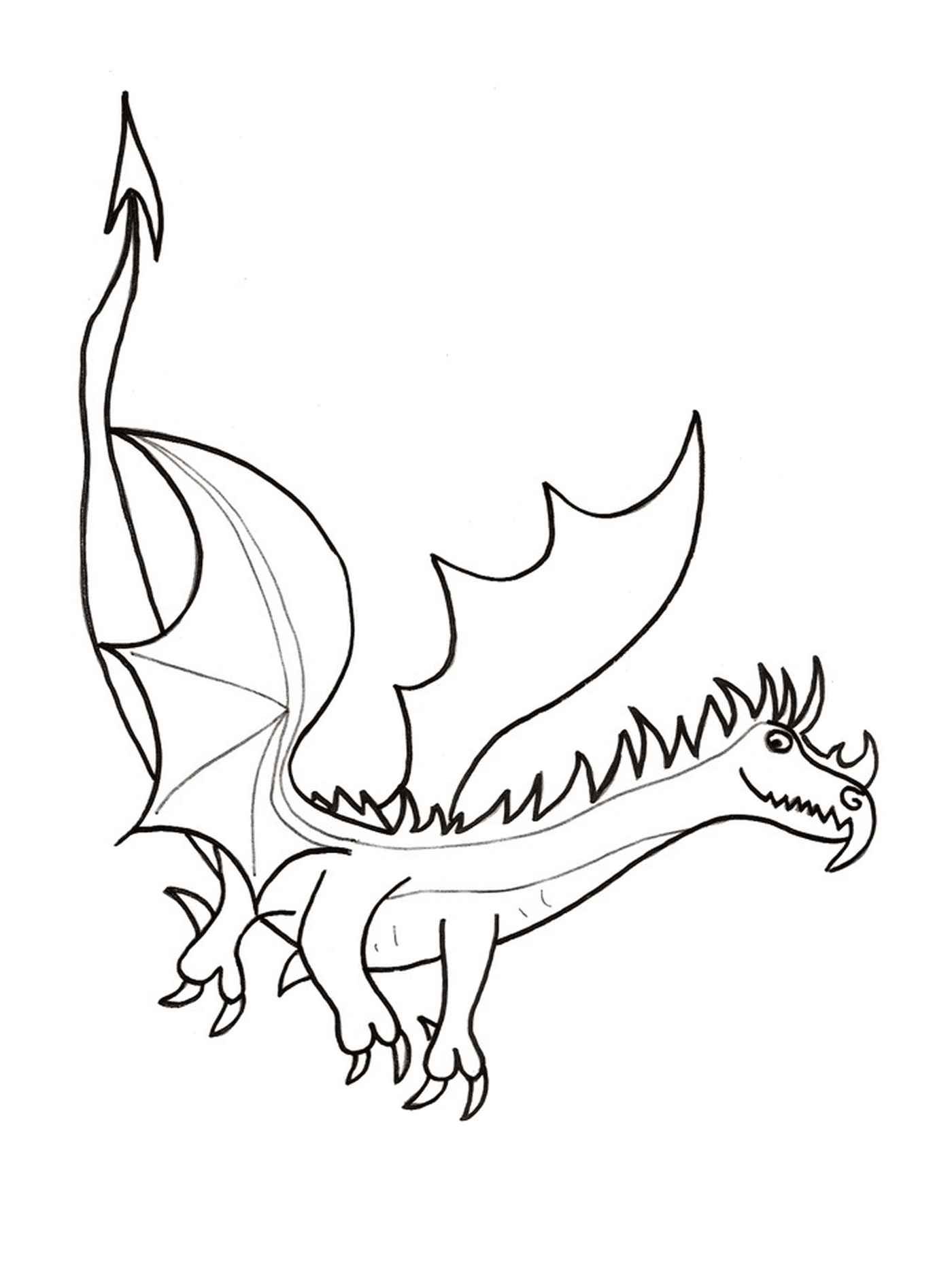 coloriage dragon 276