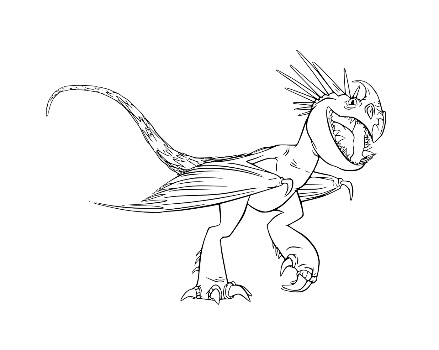 coloriage Baby Nadder Dragon