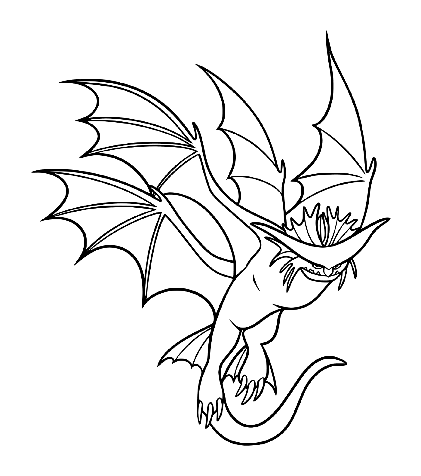 coloriage Cloudjumper Dragon