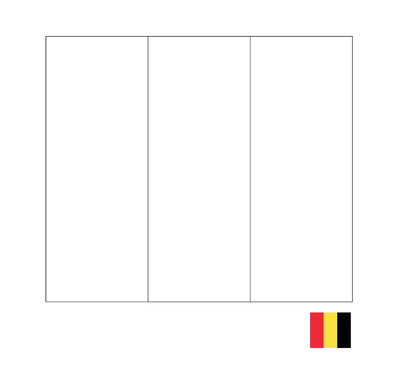 coloriage drapeau belgique