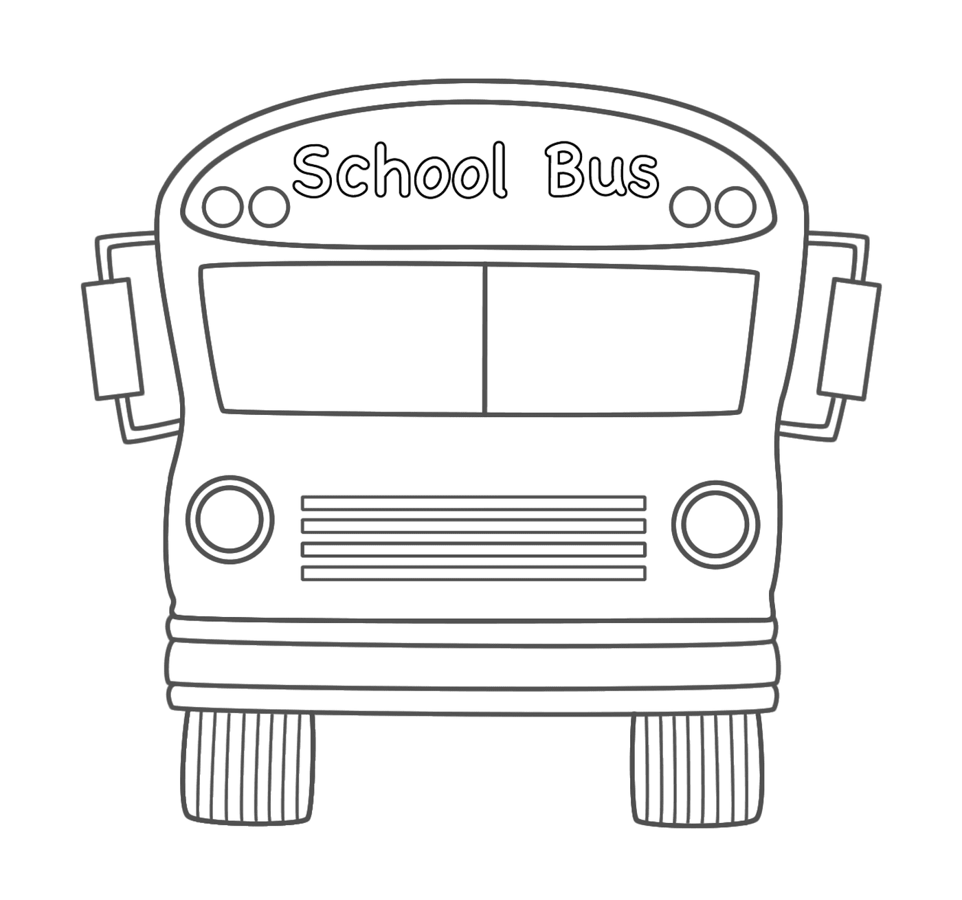 coloriage autobus scolaire