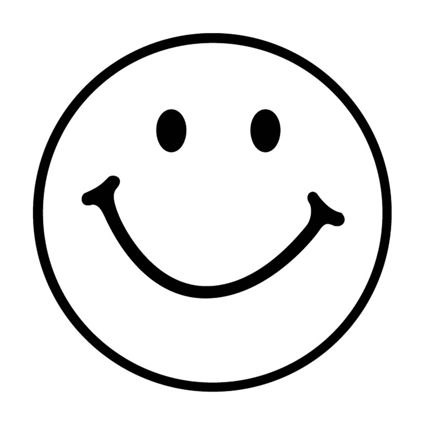 coloriage sourire emoji emoticon