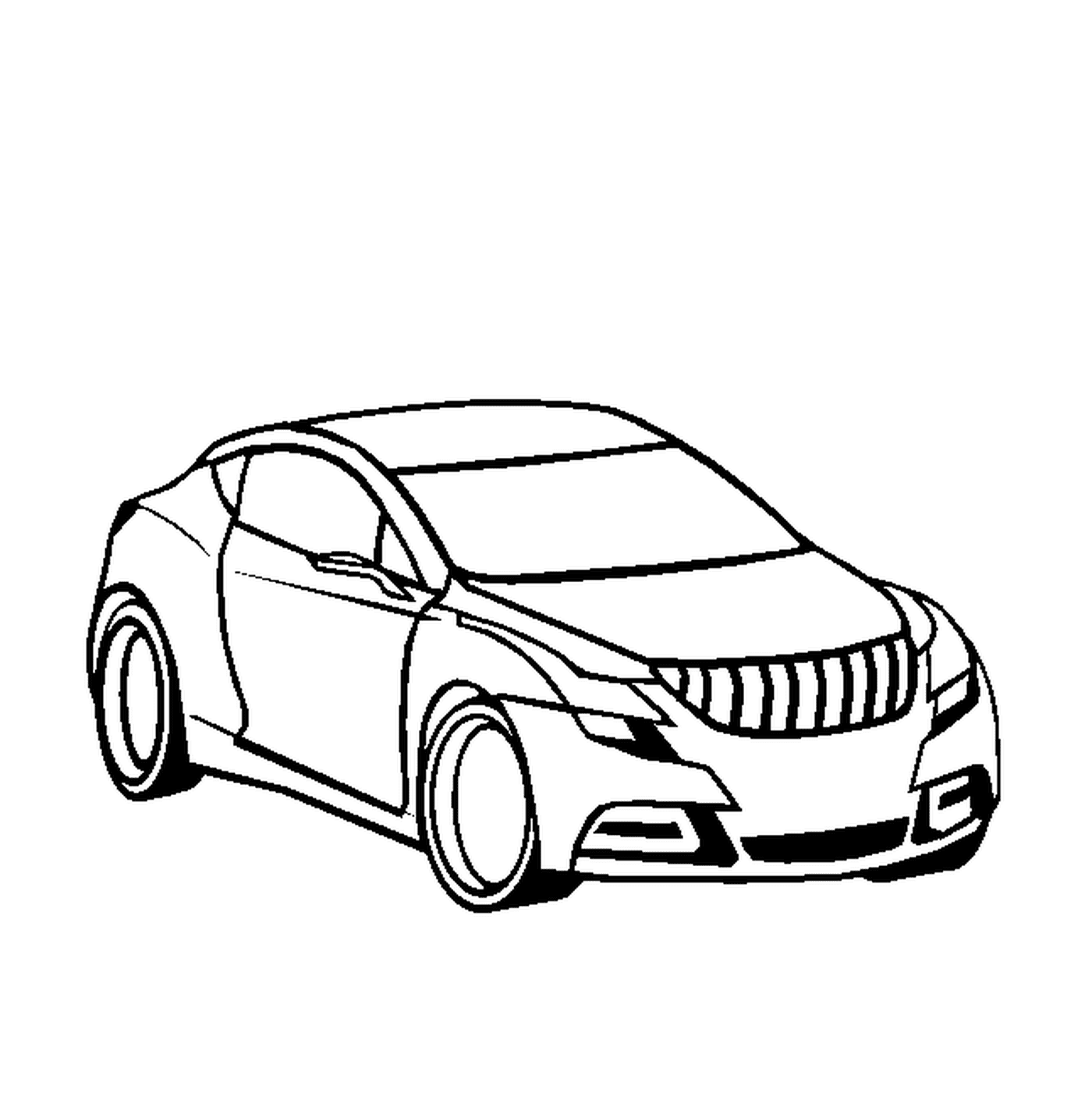 coloriage dessin voiture enfant 45