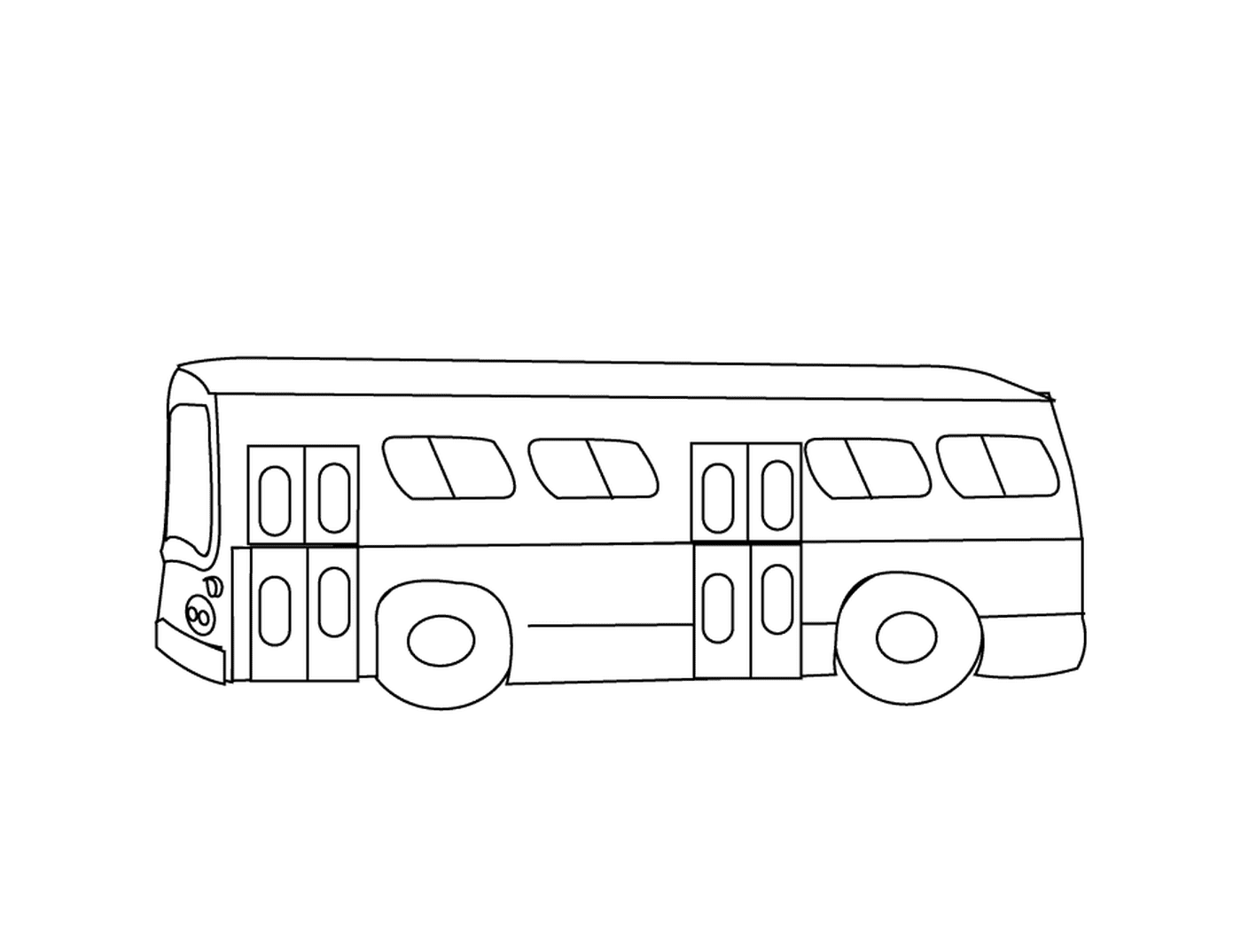 coloriage dessin bus enfant 18