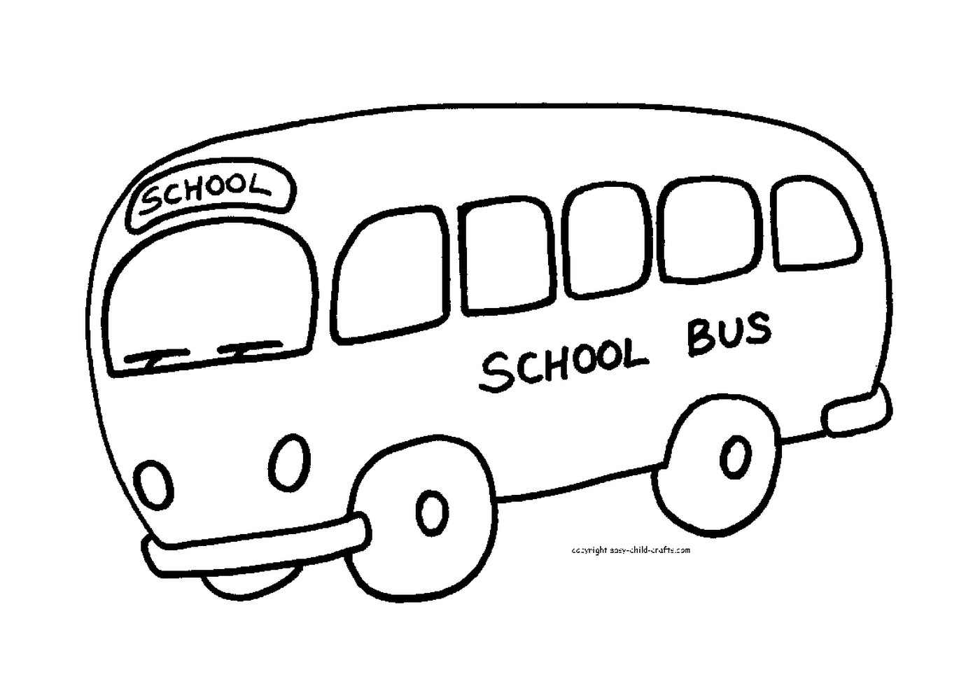 coloriage dessin bus enfant 16