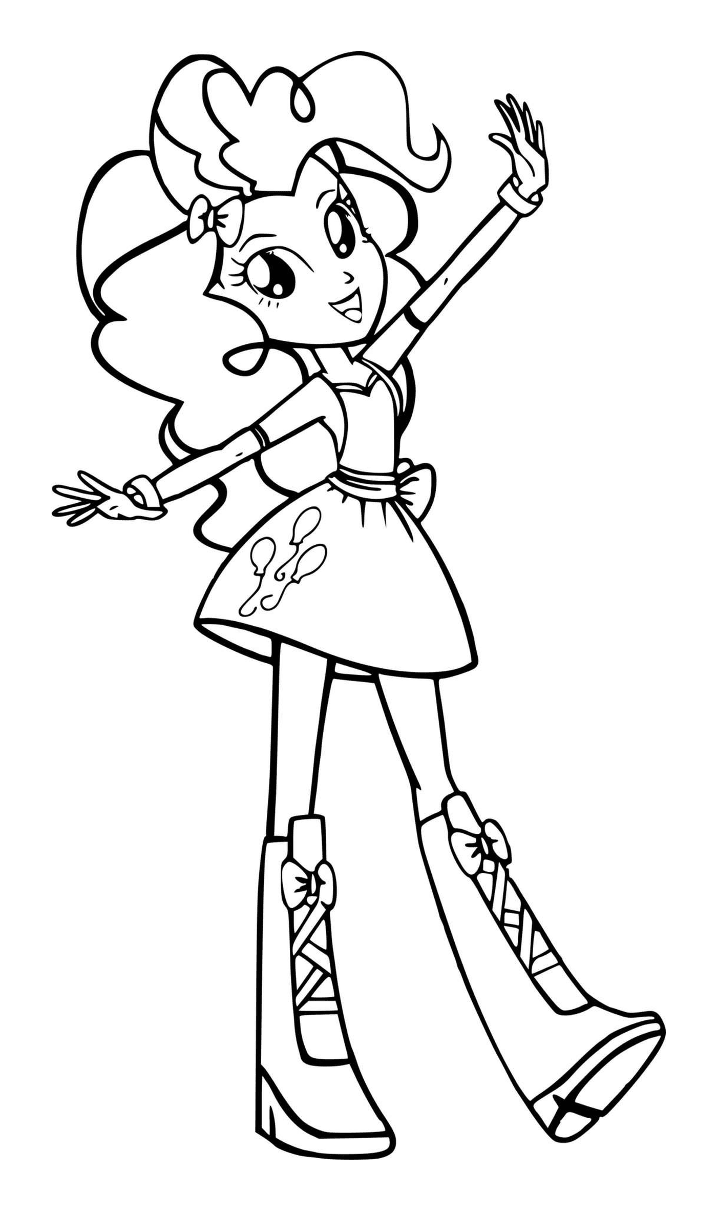 coloriage Equestria Girls better together